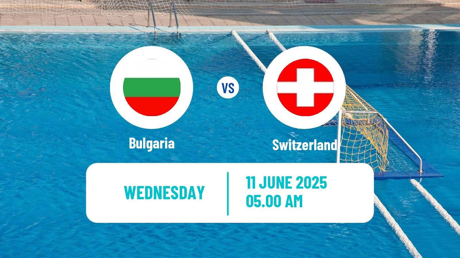 Water polo European Championship Water Polo Bulgaria - Switzerland