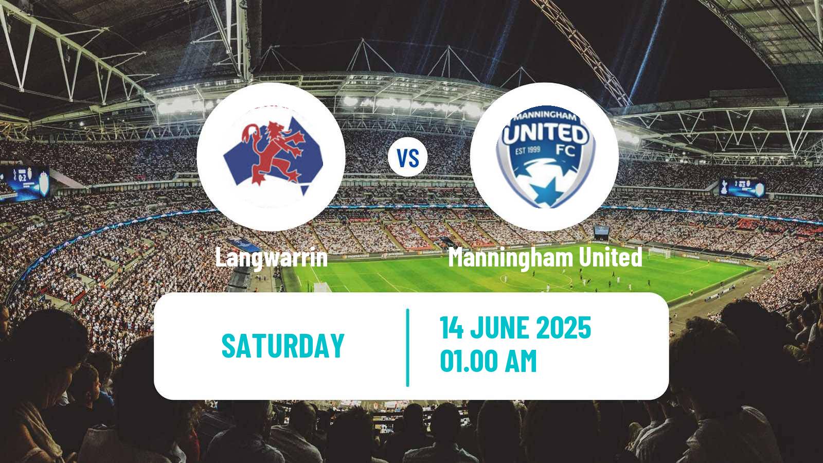 Soccer Australian Victoria Premier League Langwarrin - Manningham United
