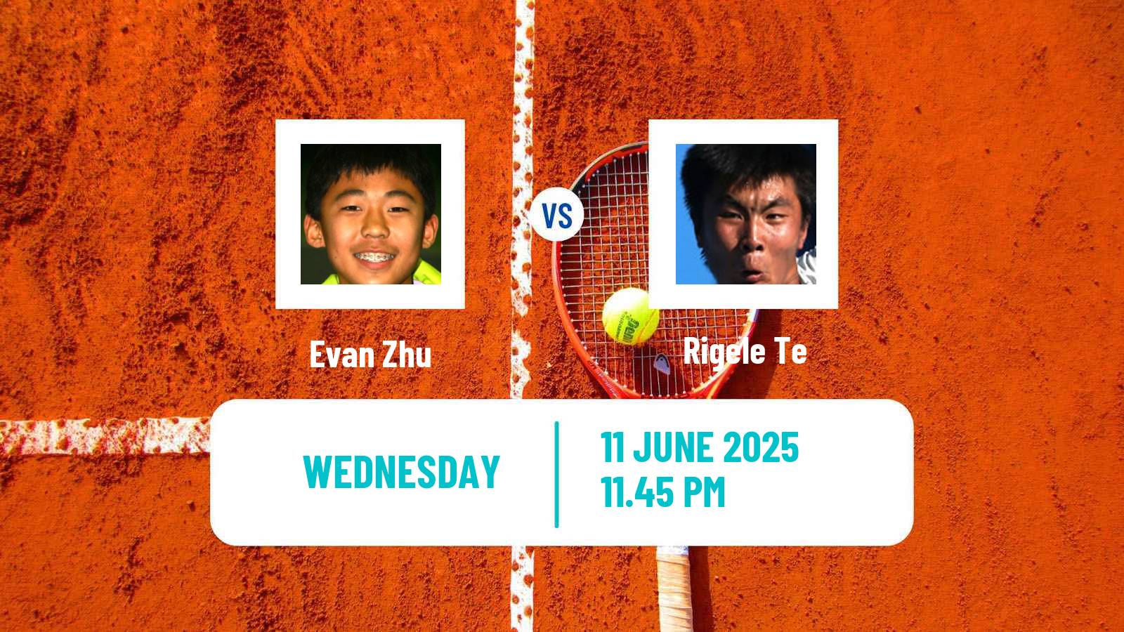Tennis ITF M15 Luan 8 Men Evan Zhu - Rigele Te