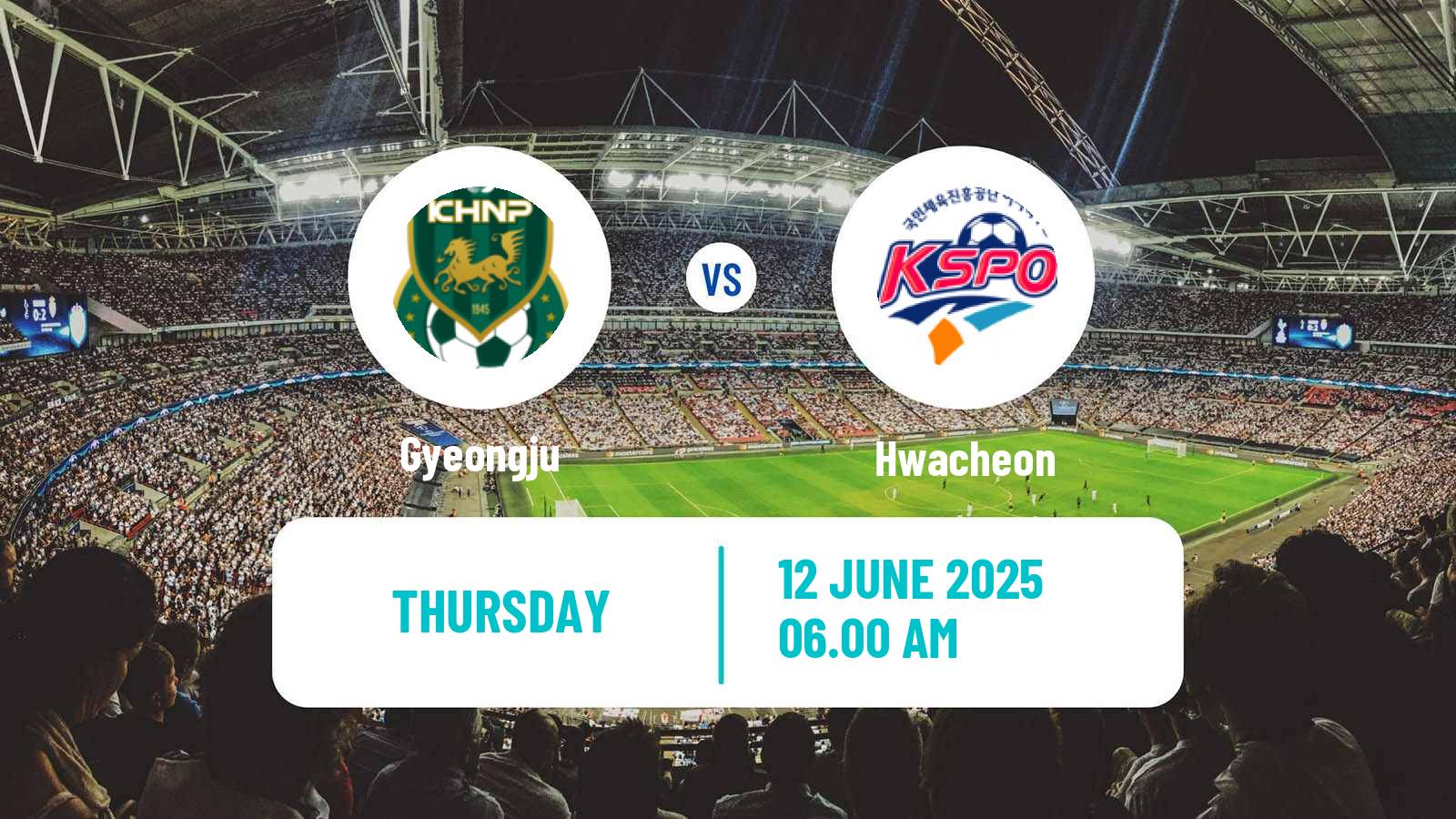 Soccer South Korean WK League Gyeongju - Hwacheon