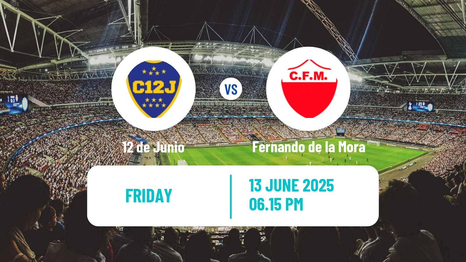 Soccer Paraguayan Division Intermedia 12 de Junio - Fernando de la Mora