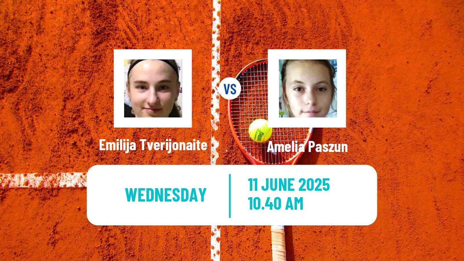 Tennis ITF W15 Gdansk Women Emilija Tverijonaite - Amelia Paszun