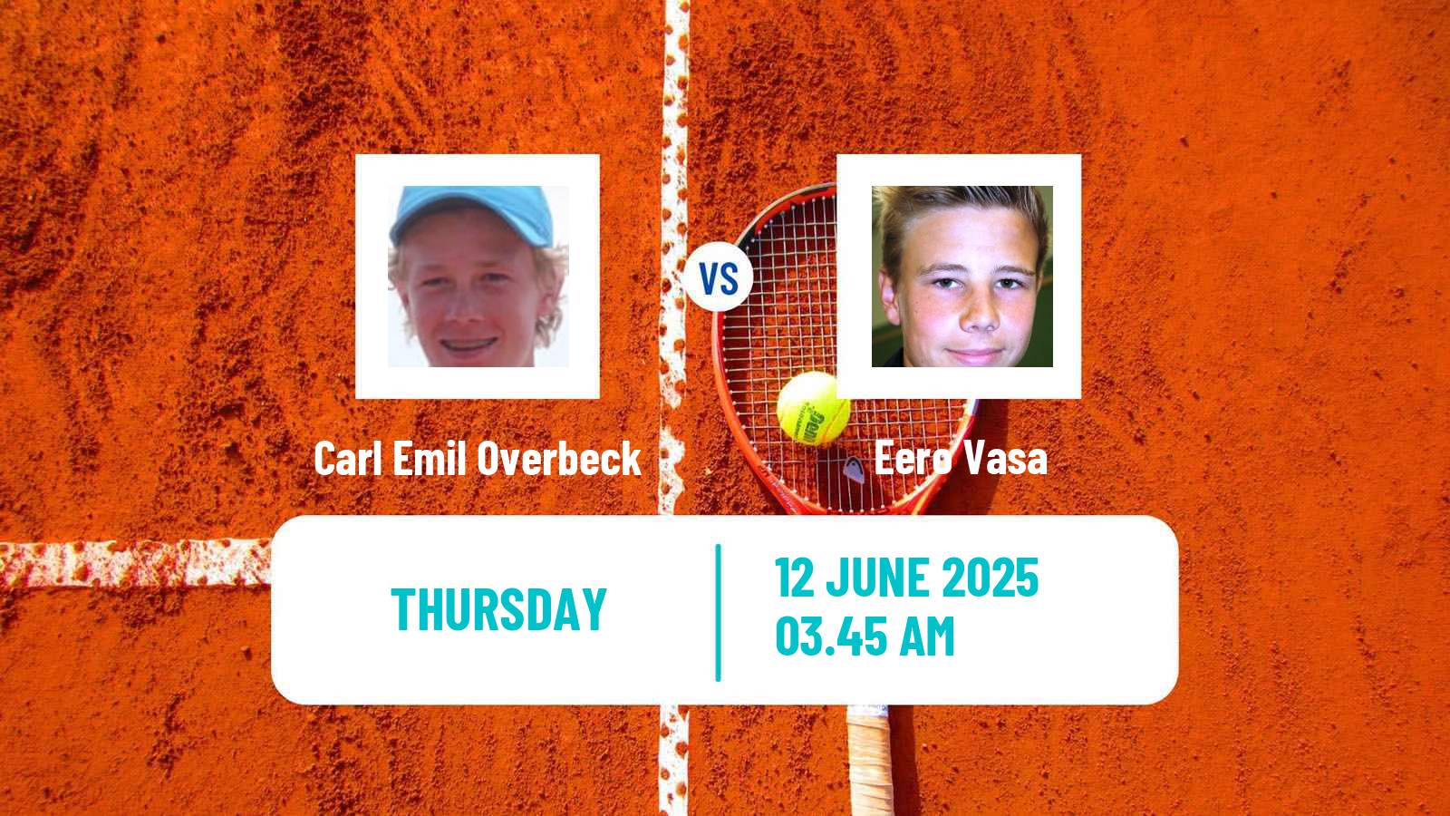 Tennis ITF M25 Varnamo Men Carl Emil Overbeck - Eero Vasa