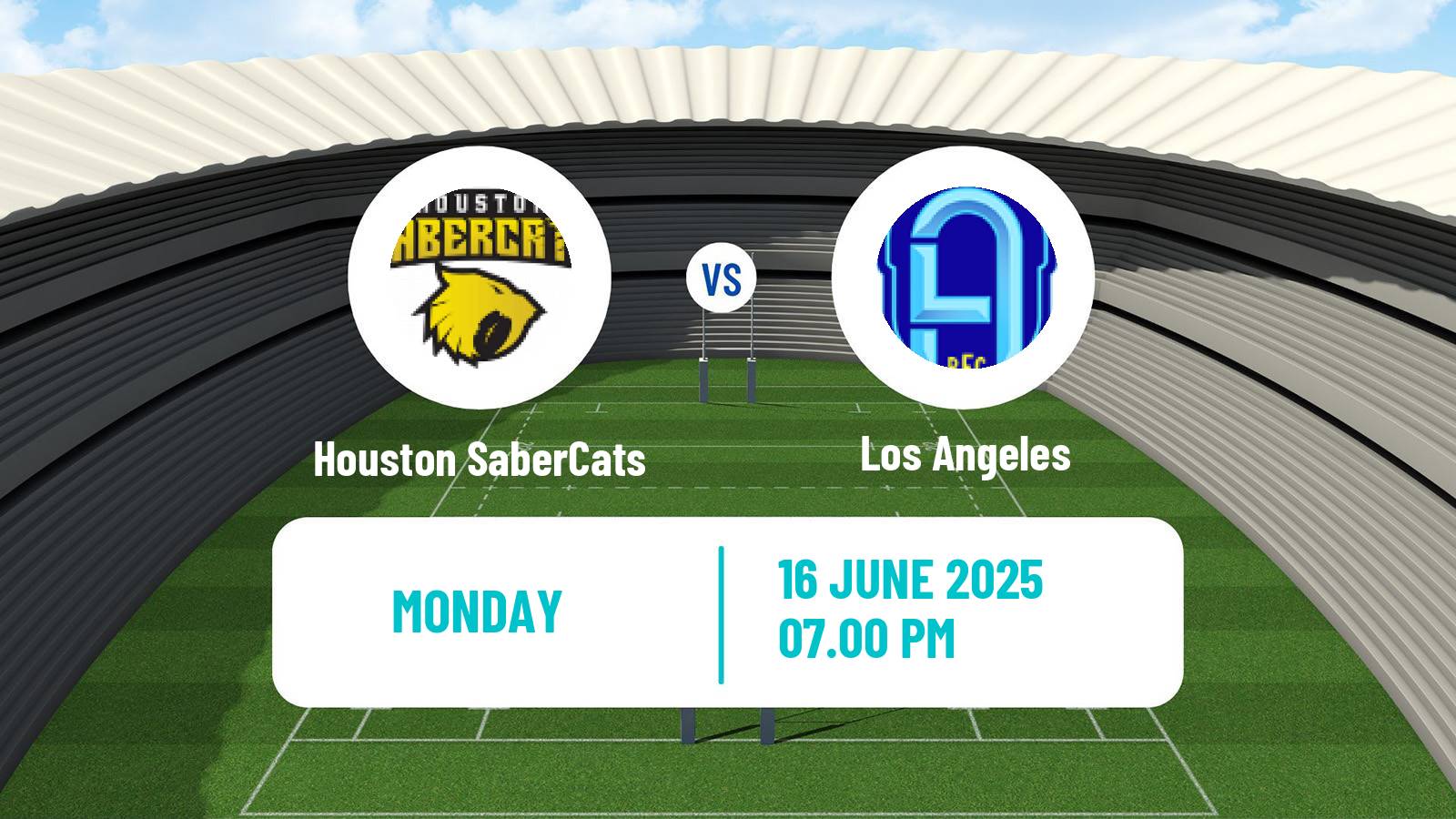 Rugby union USA Major League Rugby Houston SaberCats - Los Angeles