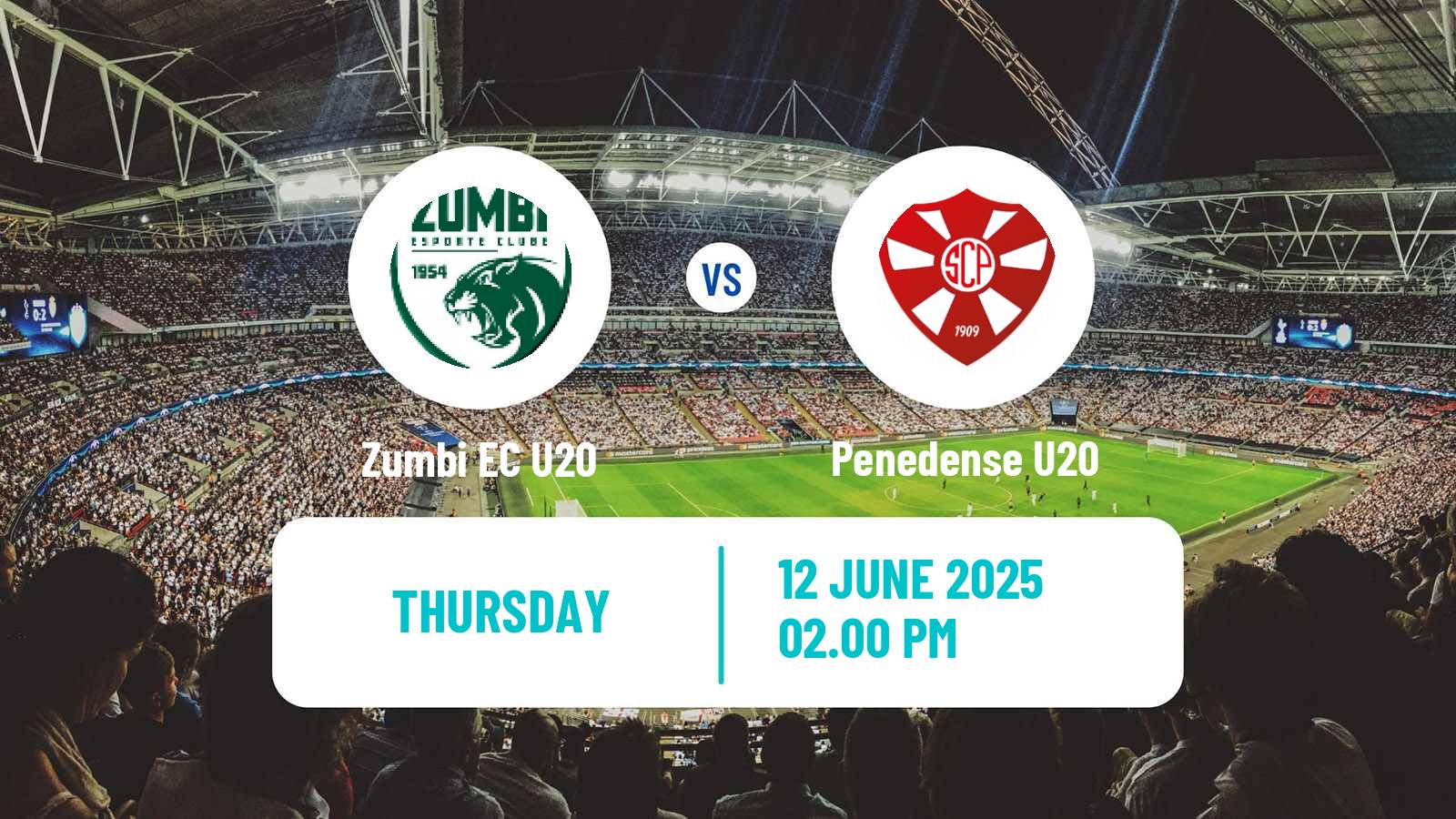 Football Brazilian Alagoano U20 Zumbi U20 - Penedense U20
