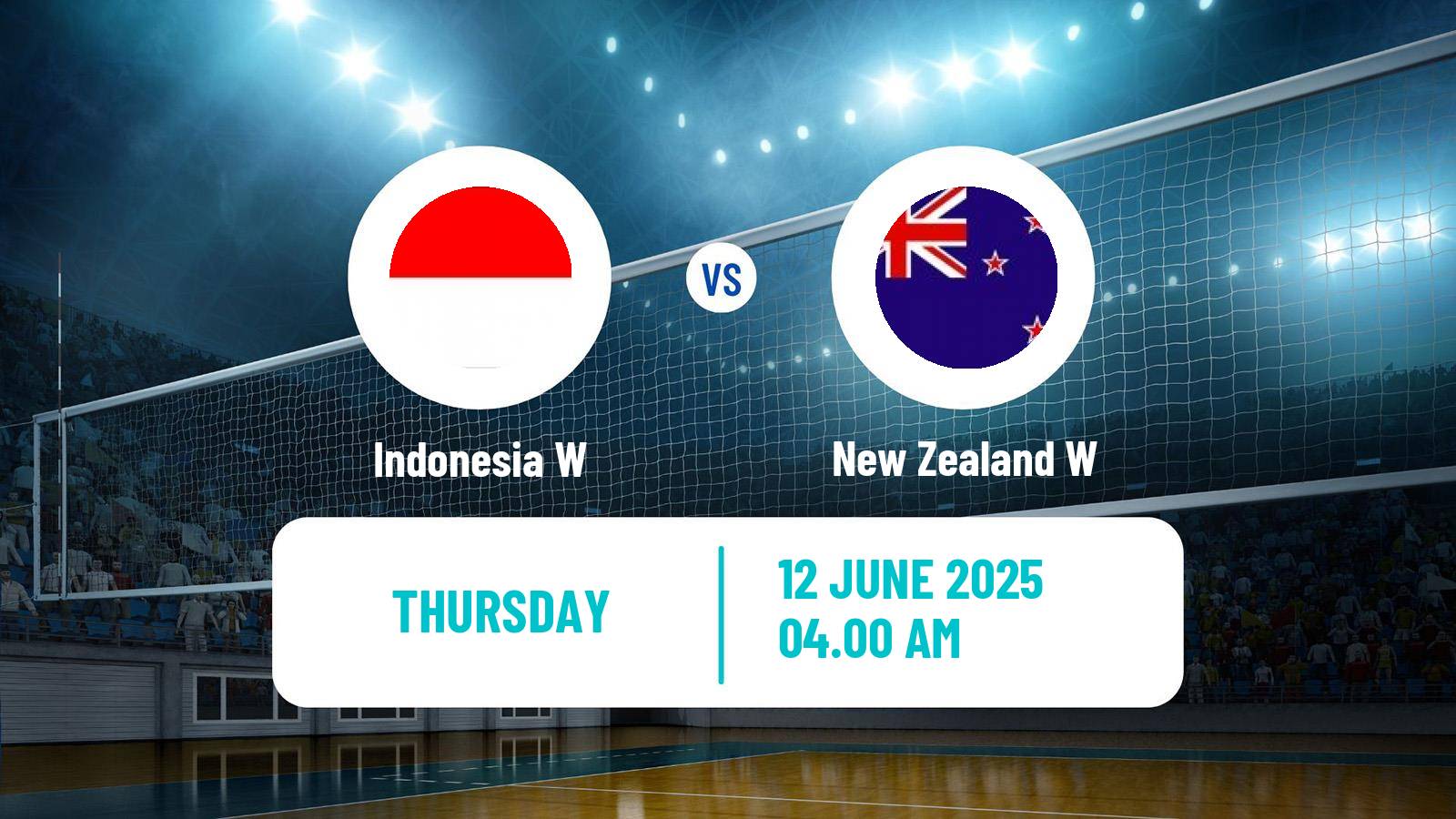 Volleyball AVC Challenge Cup Volleyball Women Indonesia W - New Zealand W