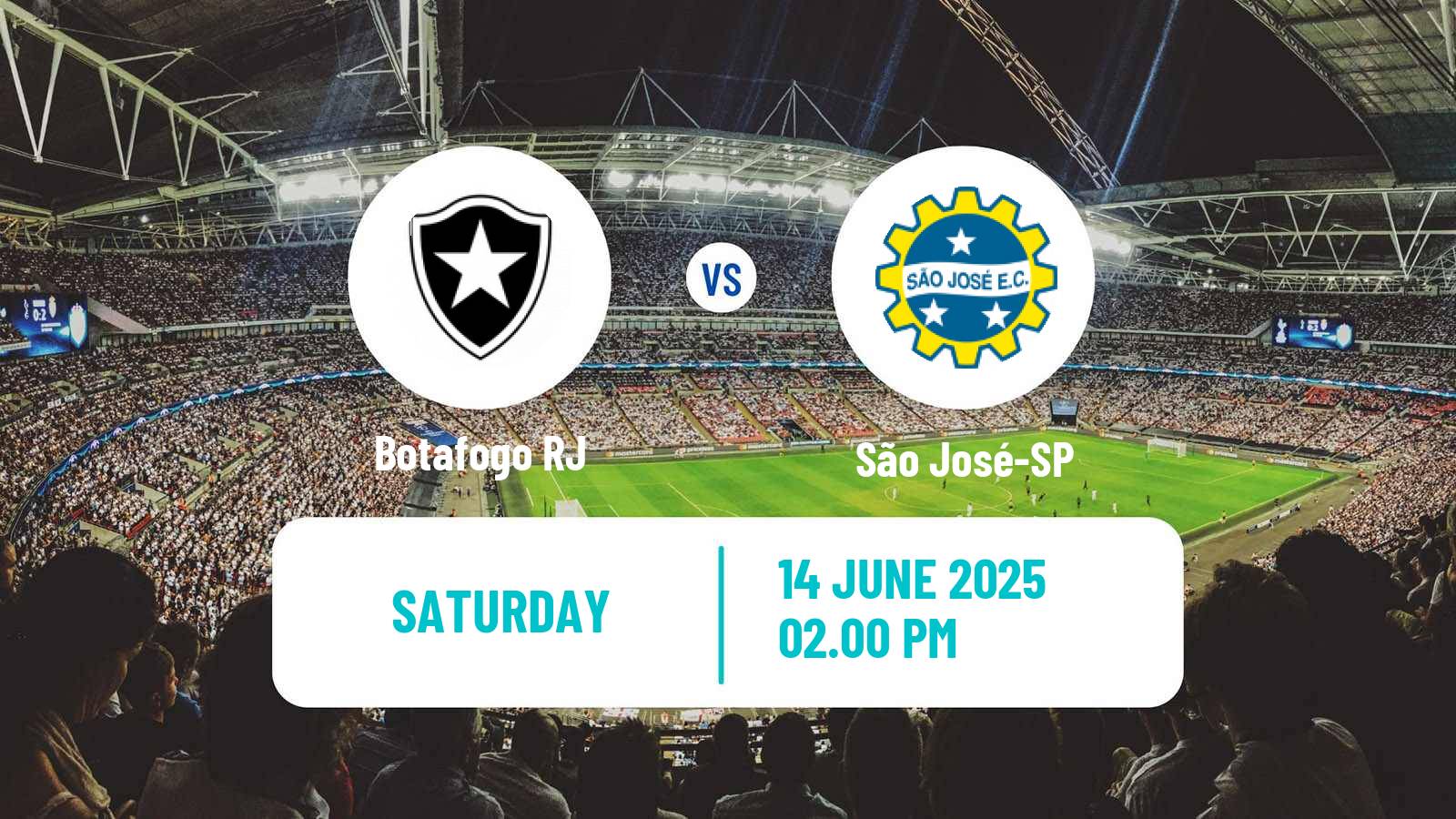 Soccer Brasileiro A2 Women Botafogo RJ - São José-SP