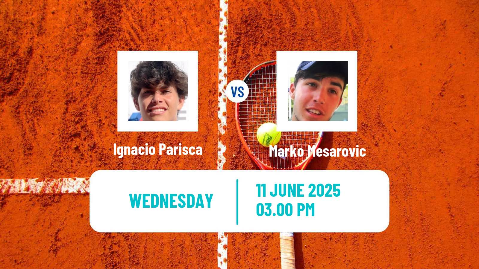 Tennis Davis Cup Group III Ignacio Parisca - Marko Mesarovic