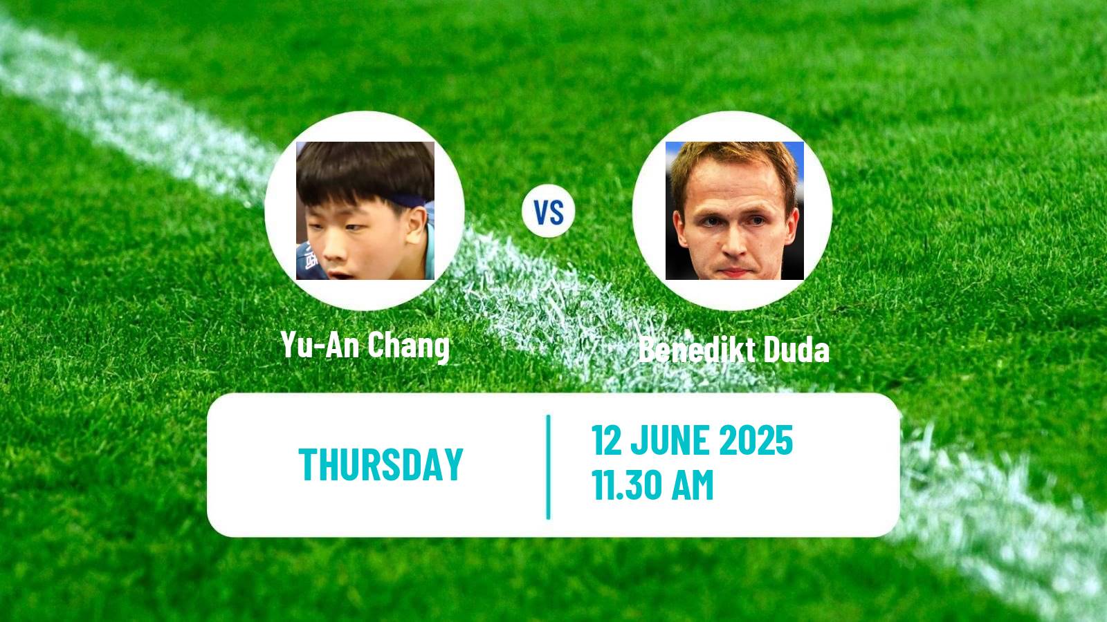 Table tennis Wtt Contender Skopje Men Yu-An Chang - Benedikt Duda