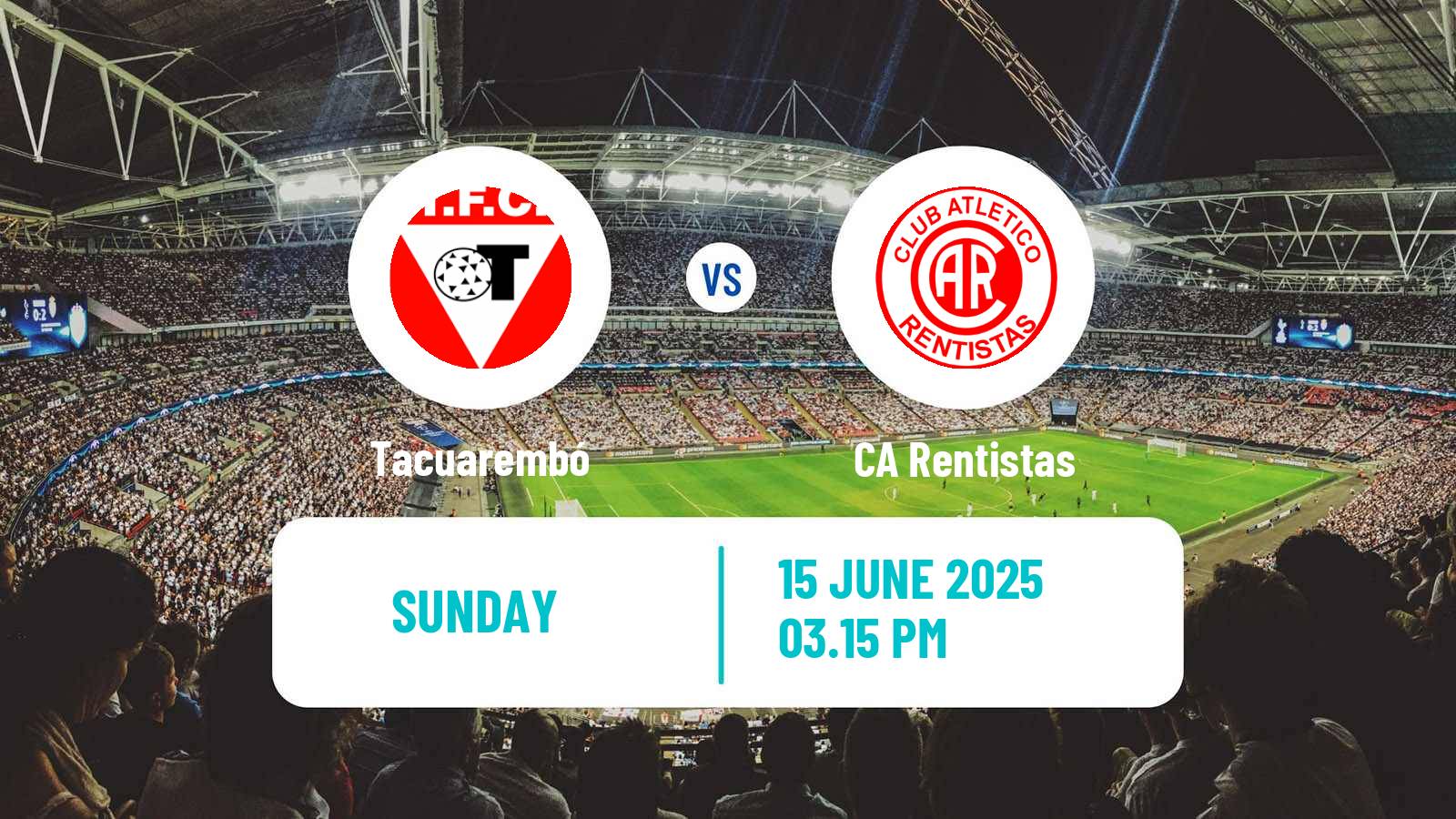 Soccer Uruguayan Segunda Division Tacuarembó - Rentistas