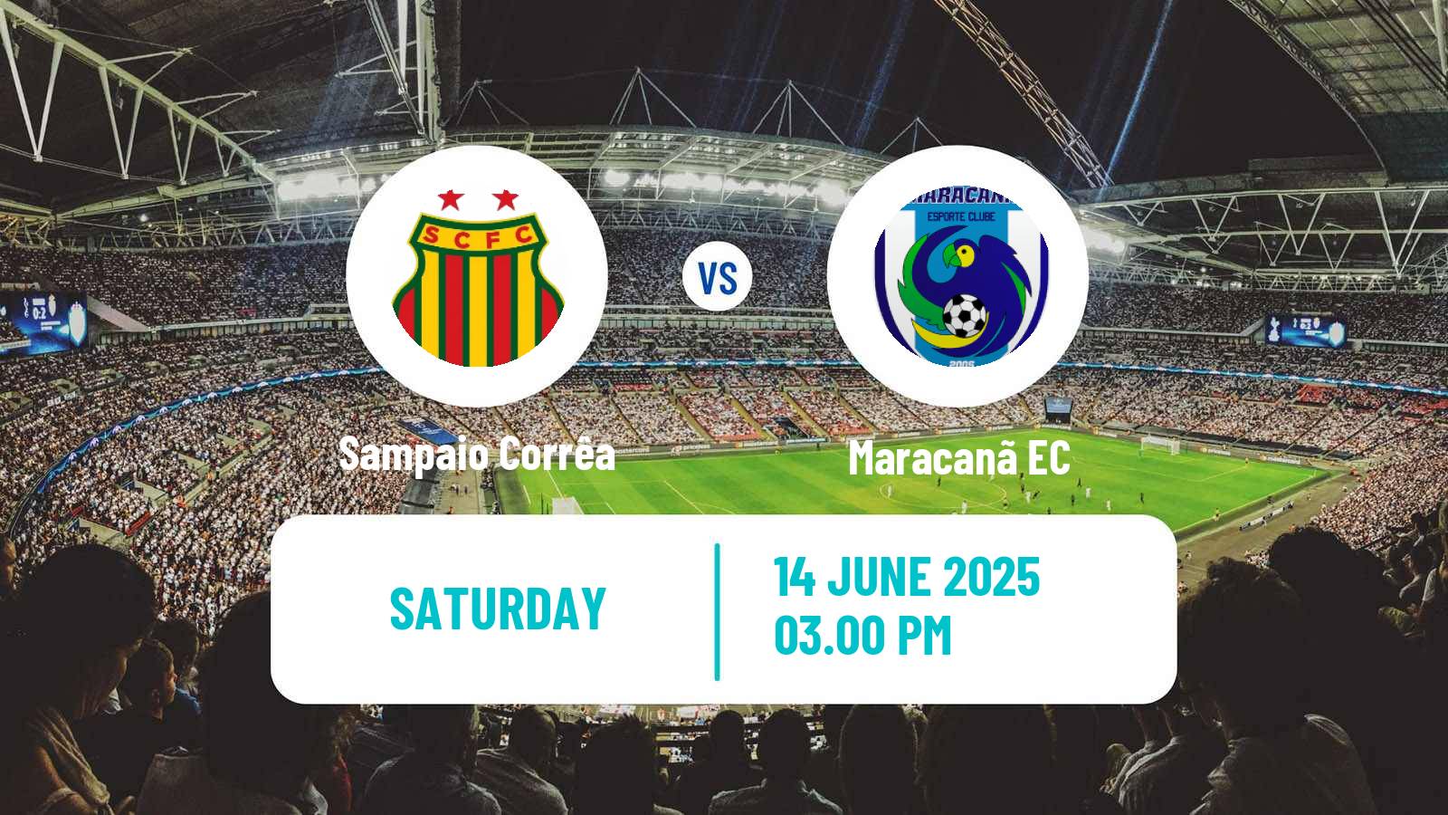 Soccer Brazilian Serie D Sampaio Corrêa - Maracanã