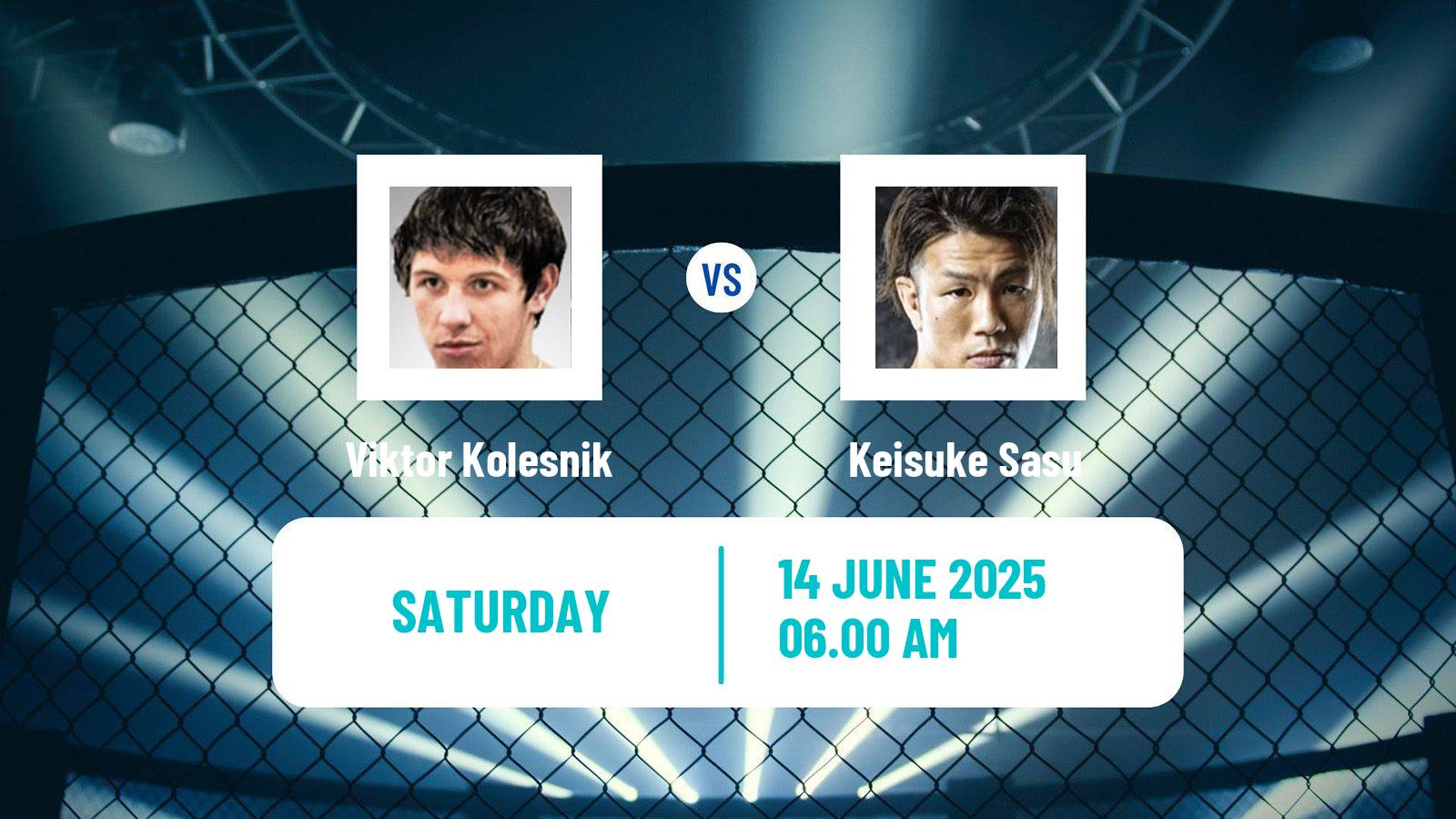 MMA Featherweight Rizin Men Viktor Kolesnik - Keisuke Sasu