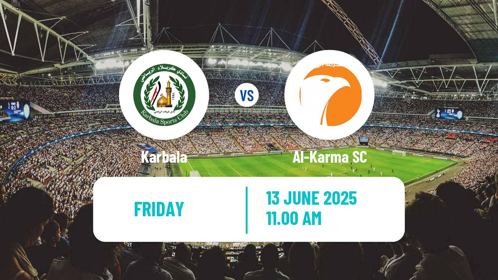 Soccer Iraqi Premier League Karbala - Al-Karma