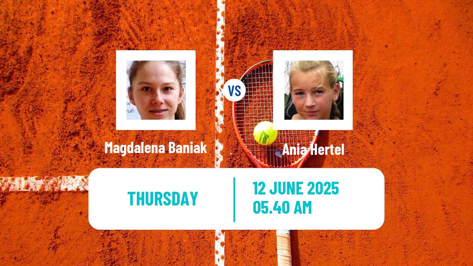 Tennis ITF W15 Gdansk Women Magdalena Baniak - Ania Hertel