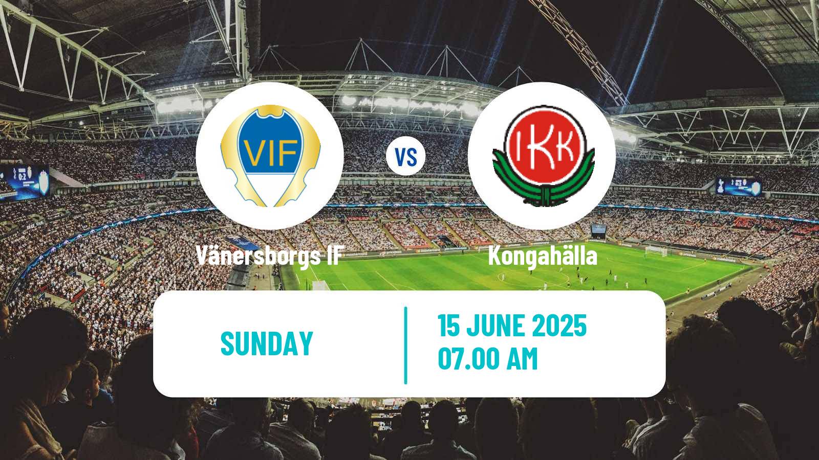 Soccer Swedish Division 2 - Norra Götaland Vänersborgs IF - Kongahälla