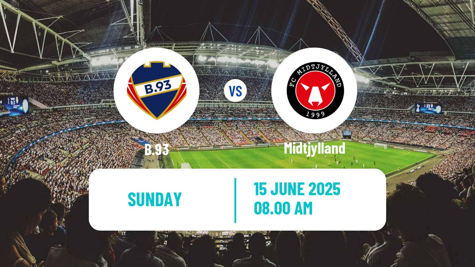Soccer Danish Elitedivisionen Women B.93 - Midtjylland