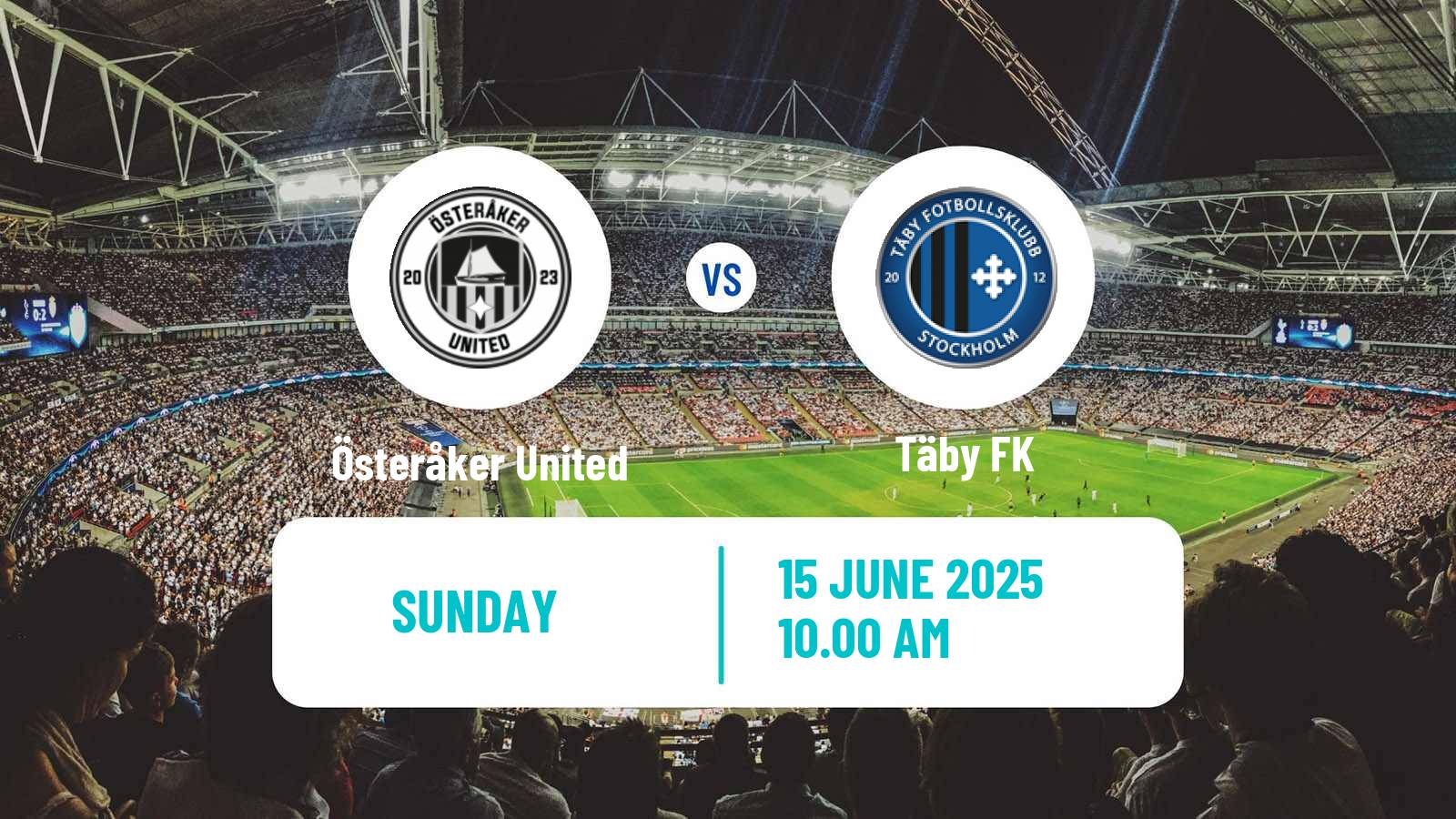 Soccer Swedish Division 2 - Norra Svealand Österåker United - Täby
