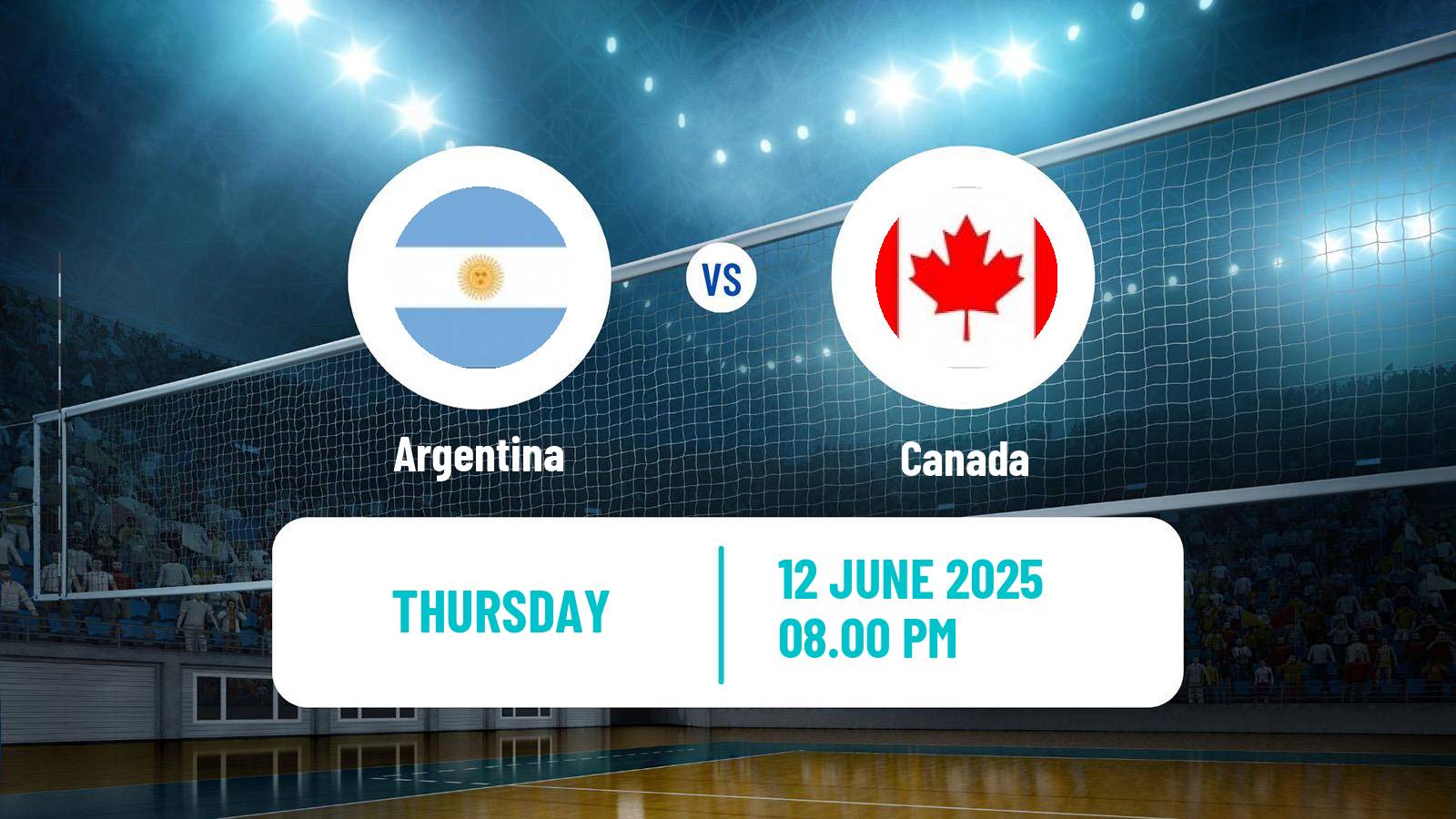 Volleyball Nations League Volleyball Argentina - Canada