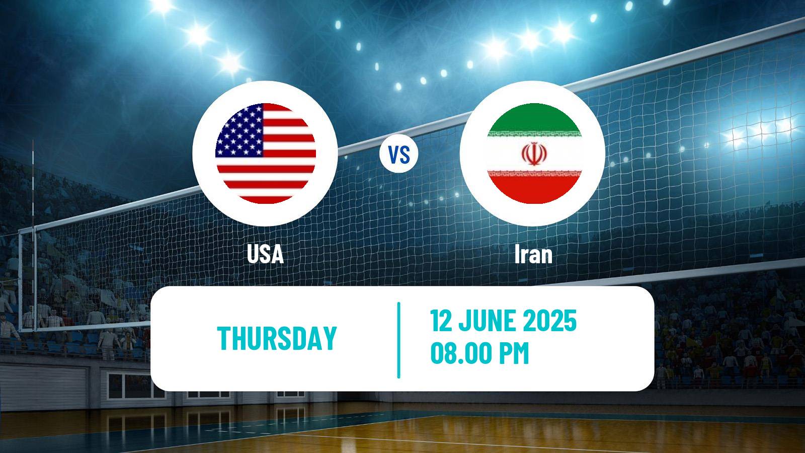 Volleyball Nations League Volleyball USA - Iran