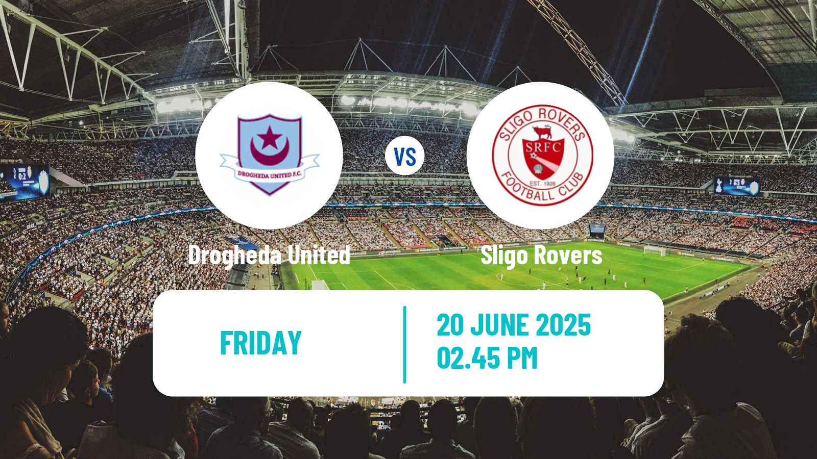 Soccer Irish Premier Division Drogheda United - Sligo Rovers