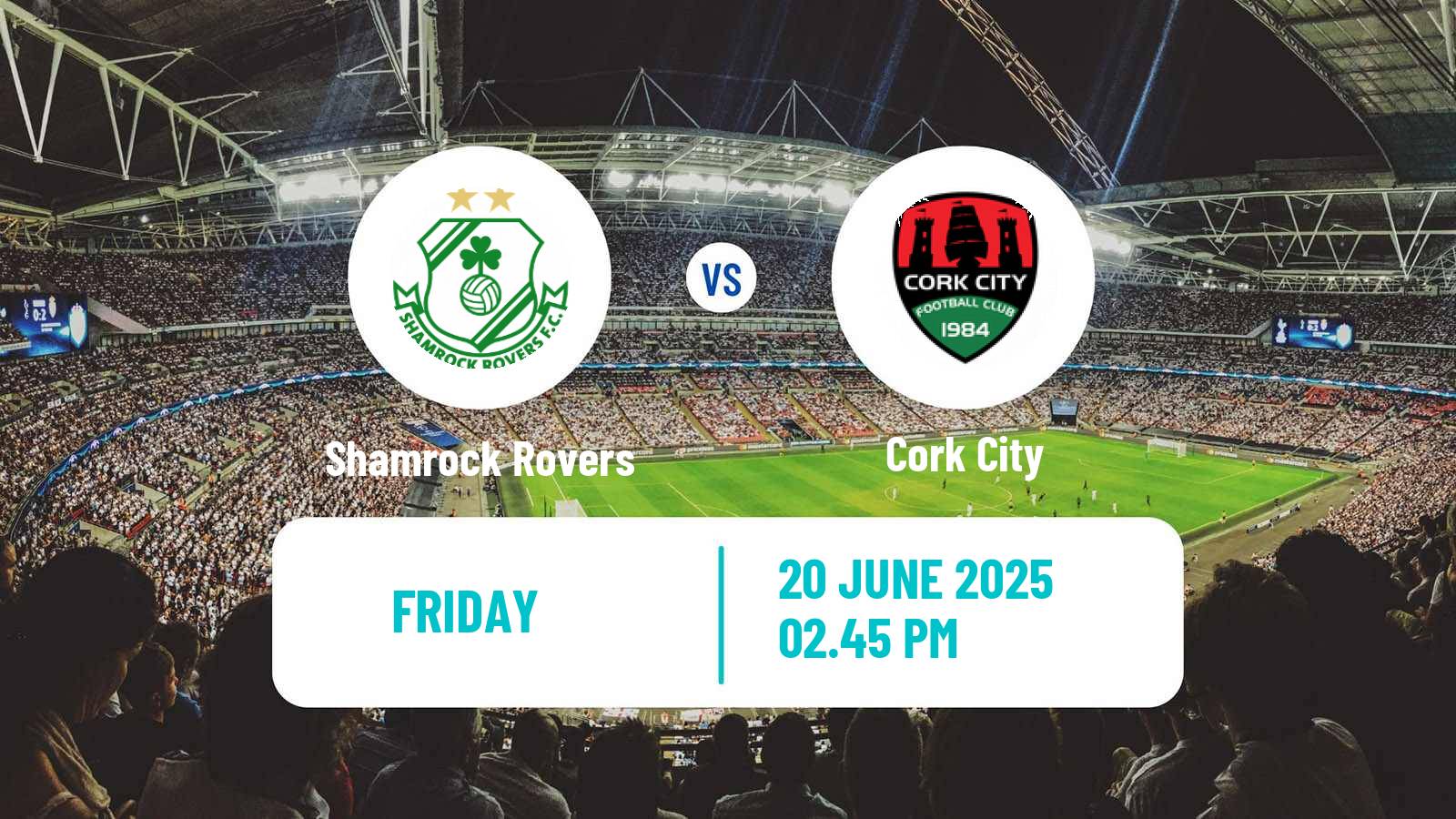 Soccer Irish Premier Division Shamrock Rovers - Cork City