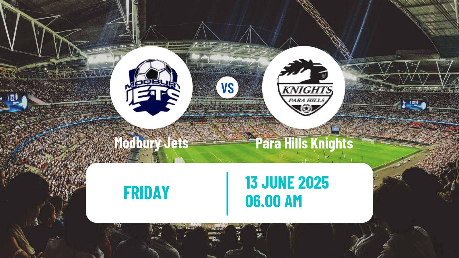 Soccer Australian NPL South Australian Modbury Jets - Para Hills Knights