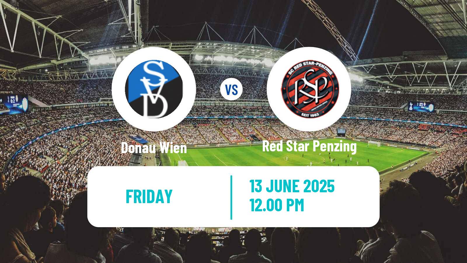 Football Austrian Landesliga Wien Donau Wien - Red Star Penzing