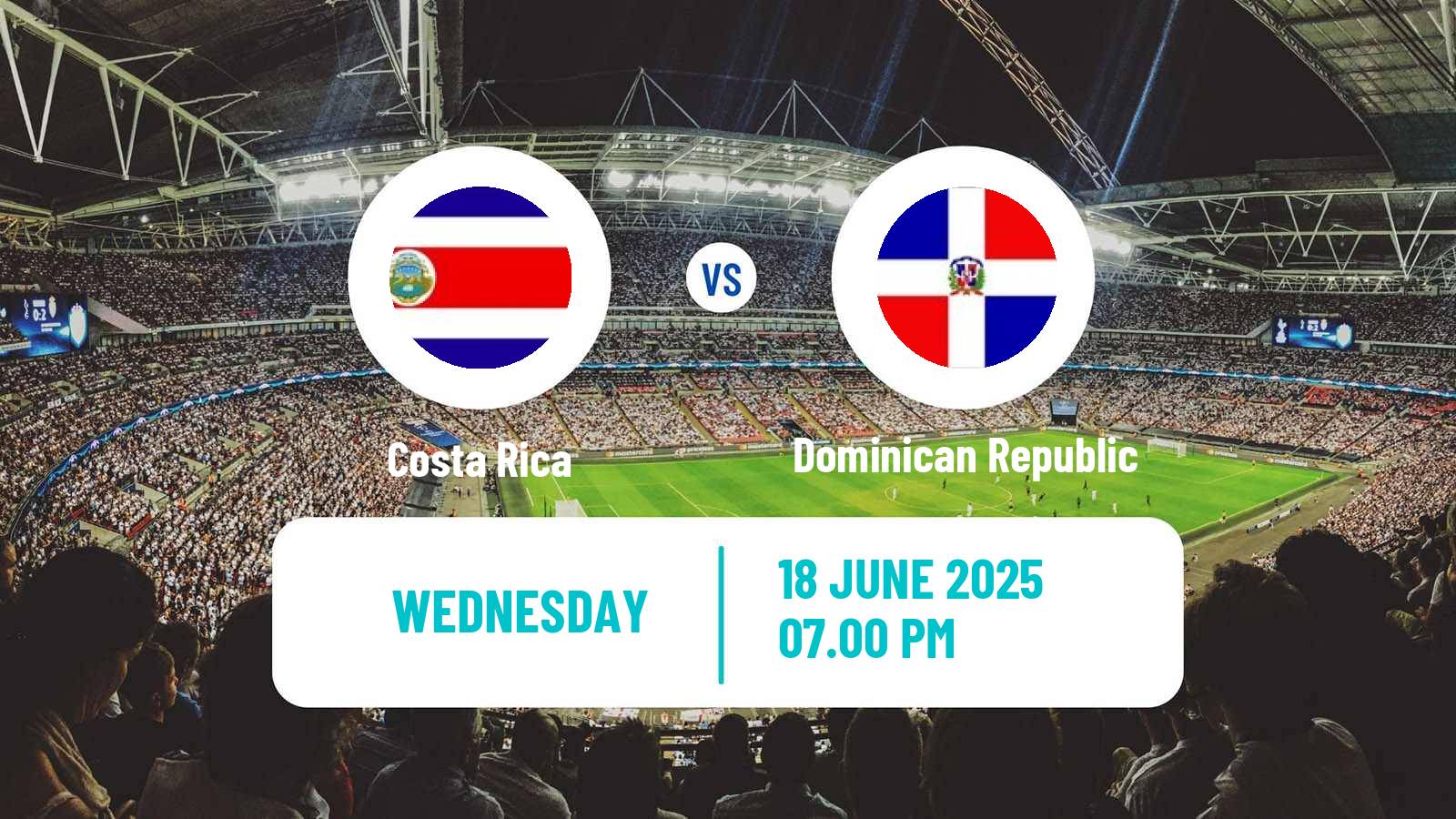 Soccer Gold Cup Costa Rica - Dominican Republic