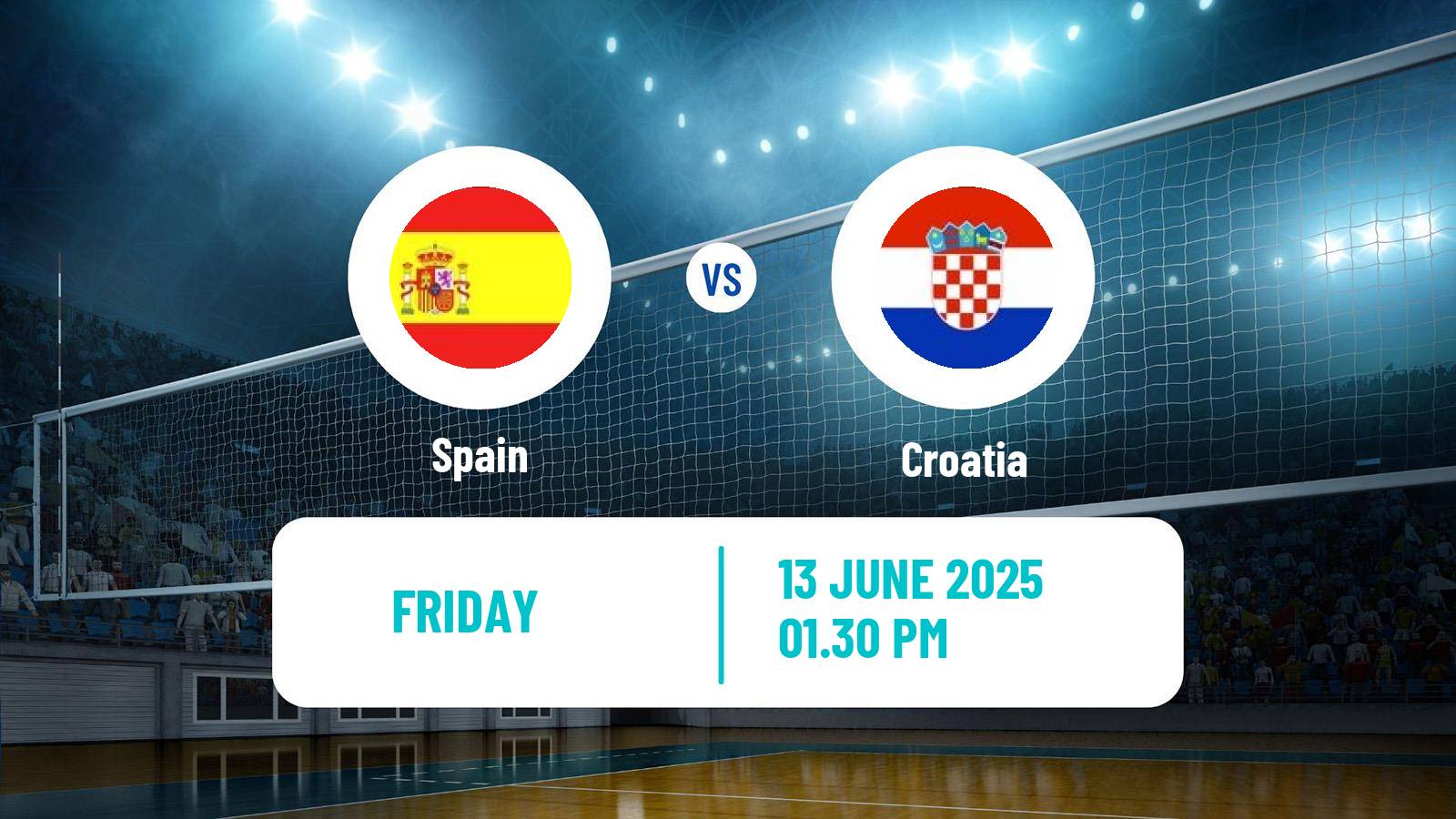 Volleyball Golden European League Volleyball Spain - Croatia