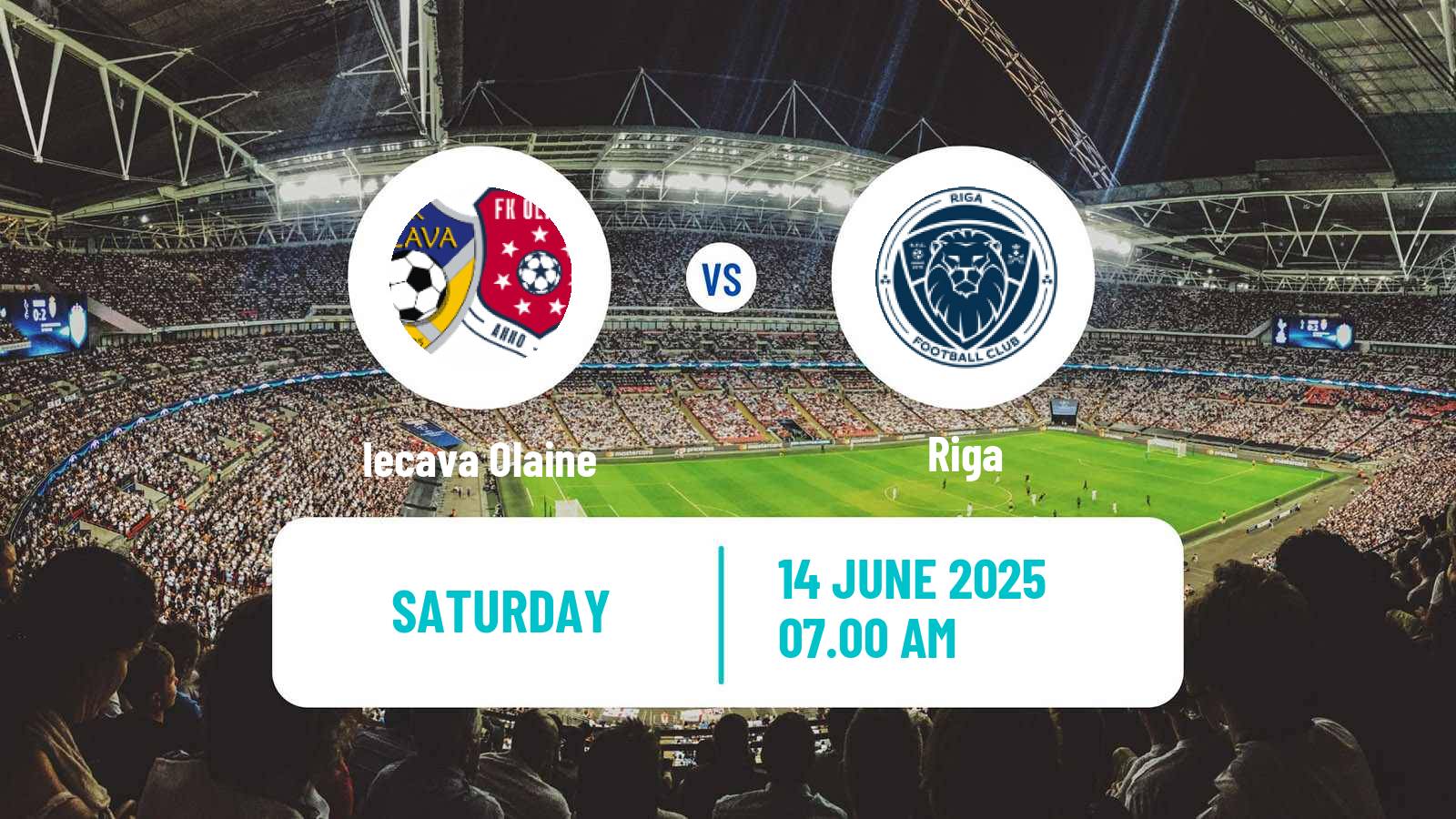 Football Latvian 1 Liga Women Iecava Olaine - Riga