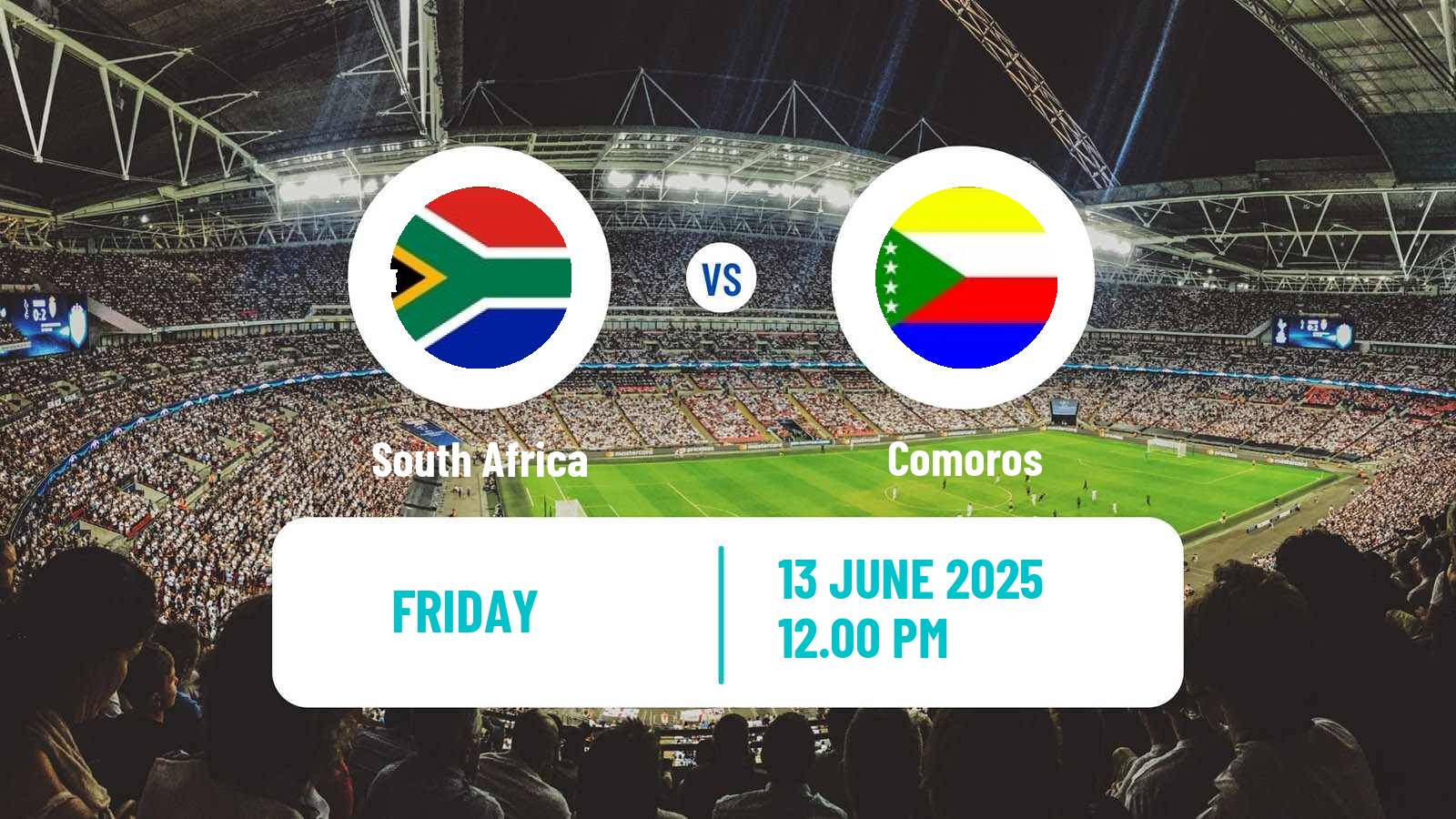 Soccer COSAFA Cup South Africa - Comoros
