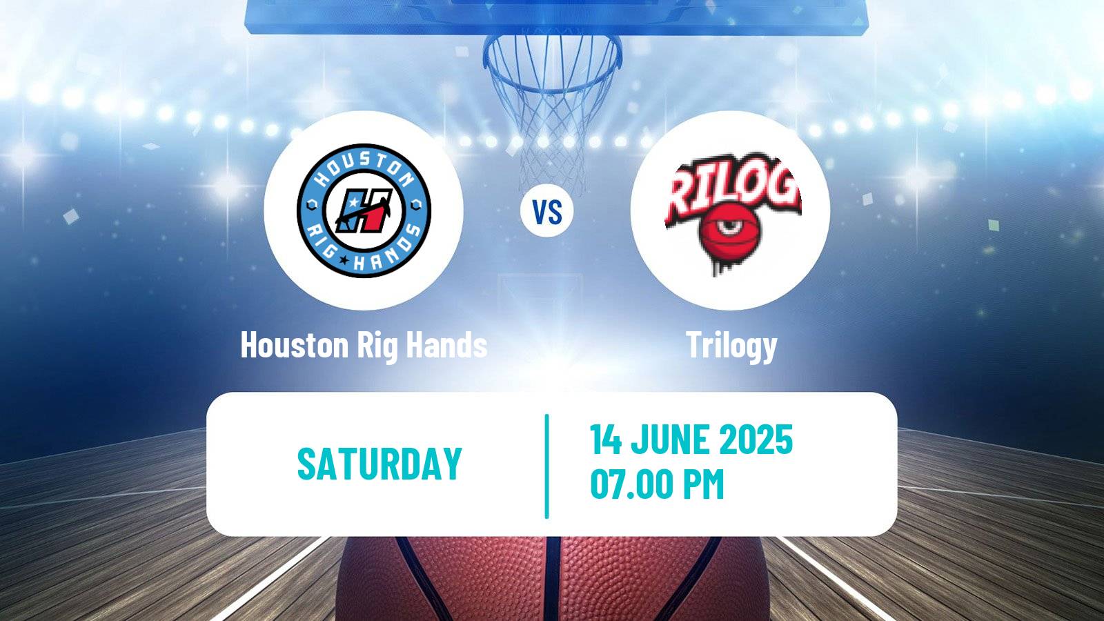 Basketball BIG3 3x3 Houston Rig Hands - Trilogy