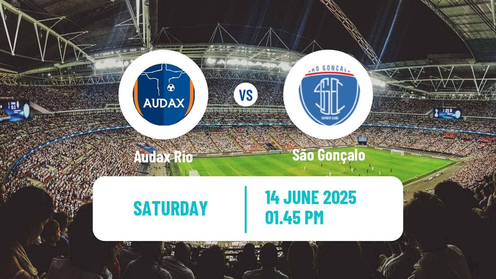 Soccer Brazilian Campeonato Carioca 2 Audax Rio - São Gonçalo