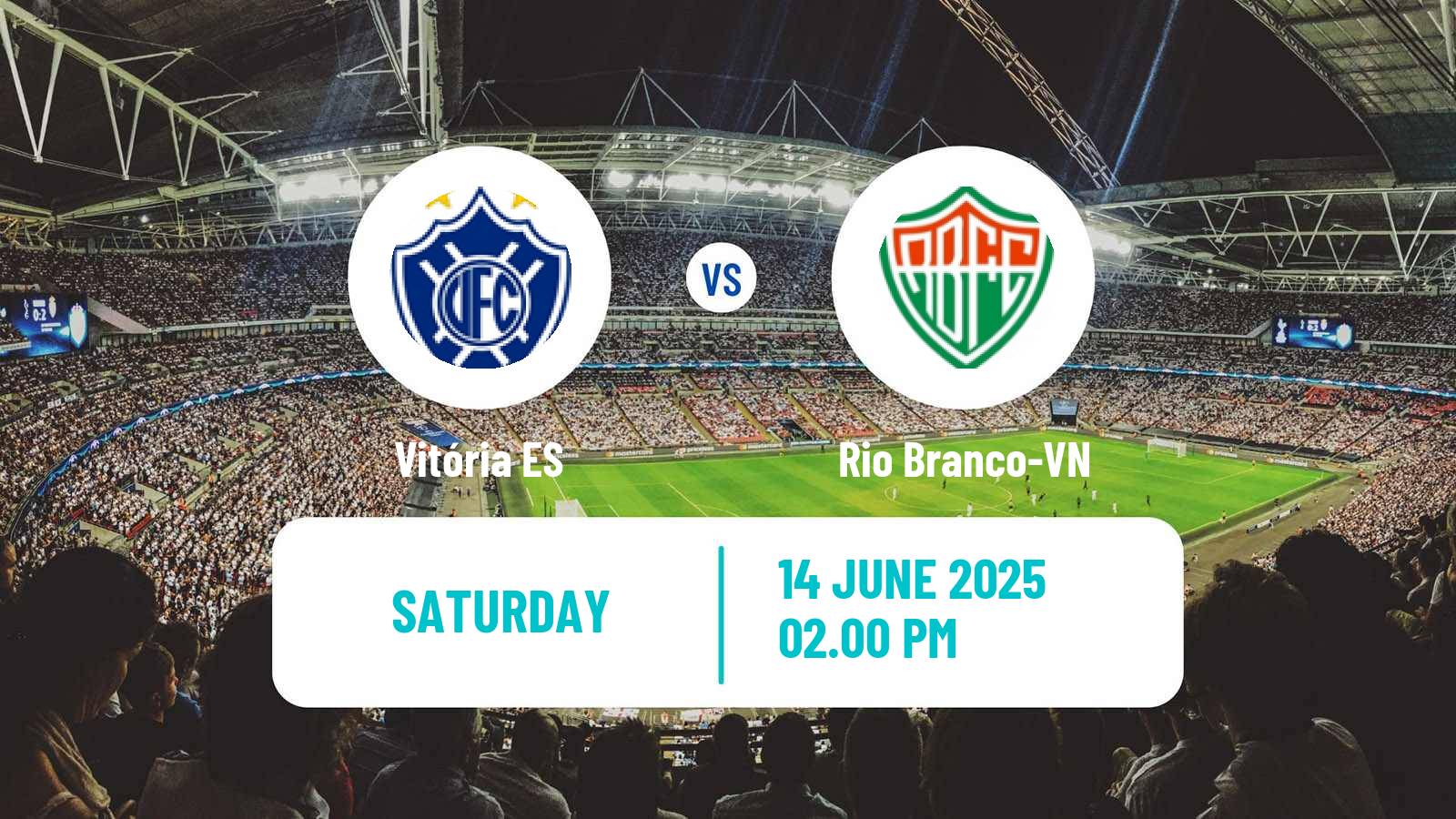 Soccer Brazilian Copa Espirito Santo Vitória ES - Rio Branco-VN