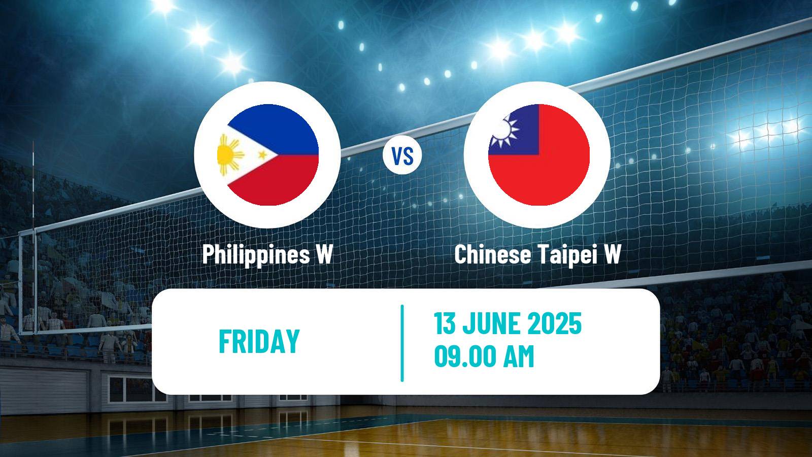 Volleyball AVC Challenge Cup Volleyball Women Philippines W - Chinese Taipei W