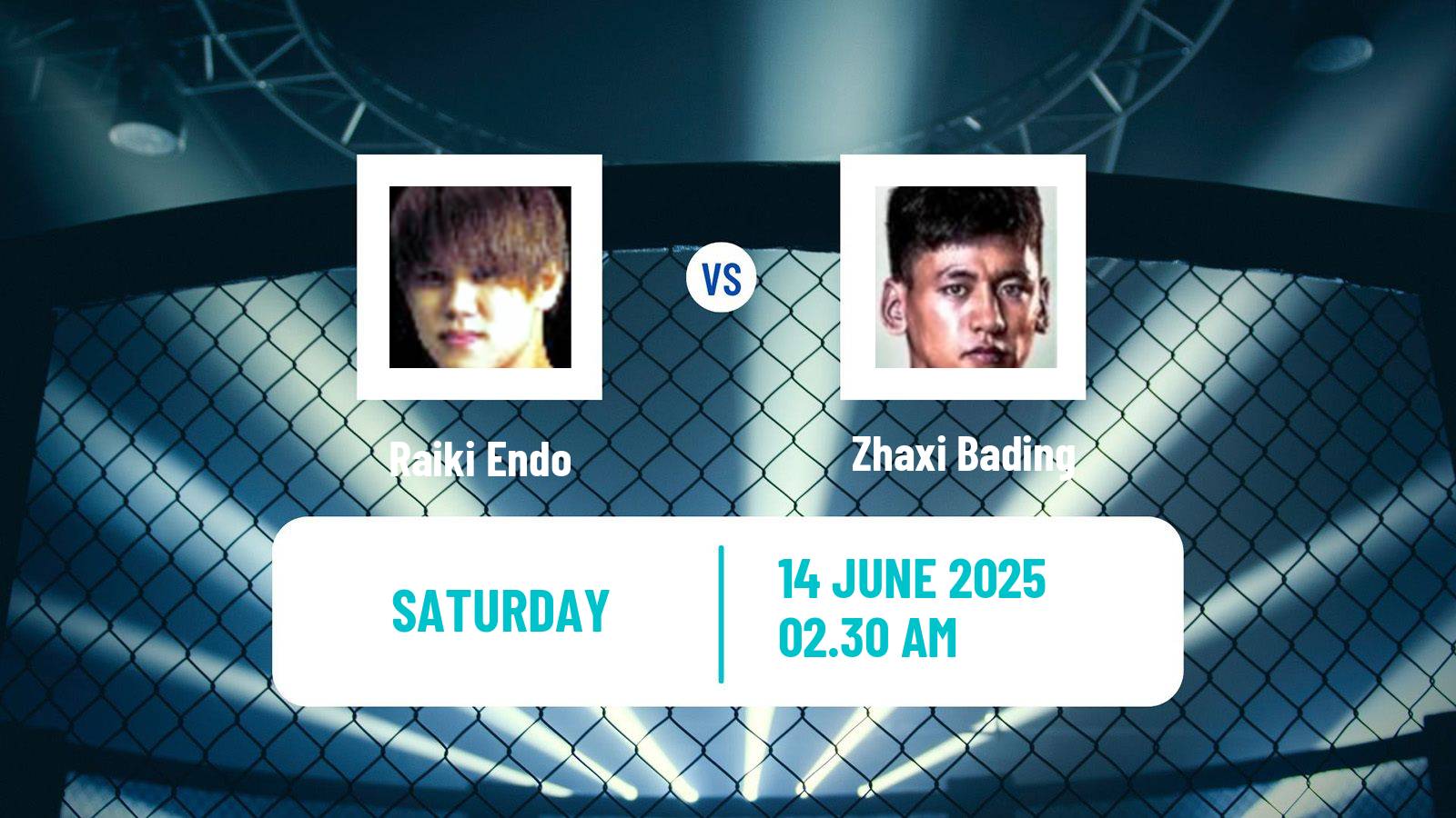 MMA Featherweight Rizin Men Raiki Endo - Zhaxi Bading