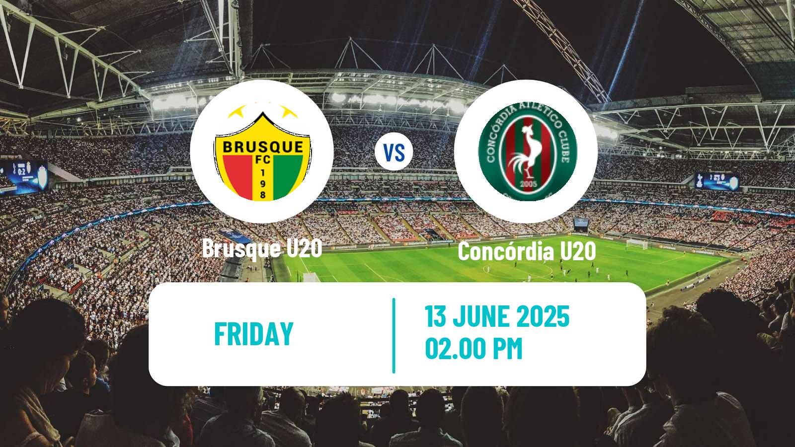 Soccer Brazilian Catarinense U20 Brusque U20 - Concórdia U20