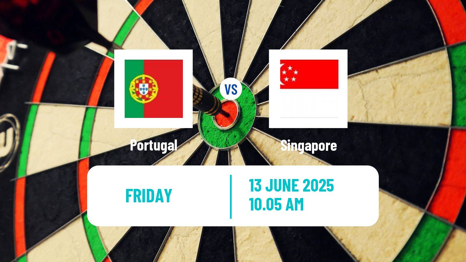 Darts World Cup Teams Portugal - Singapore