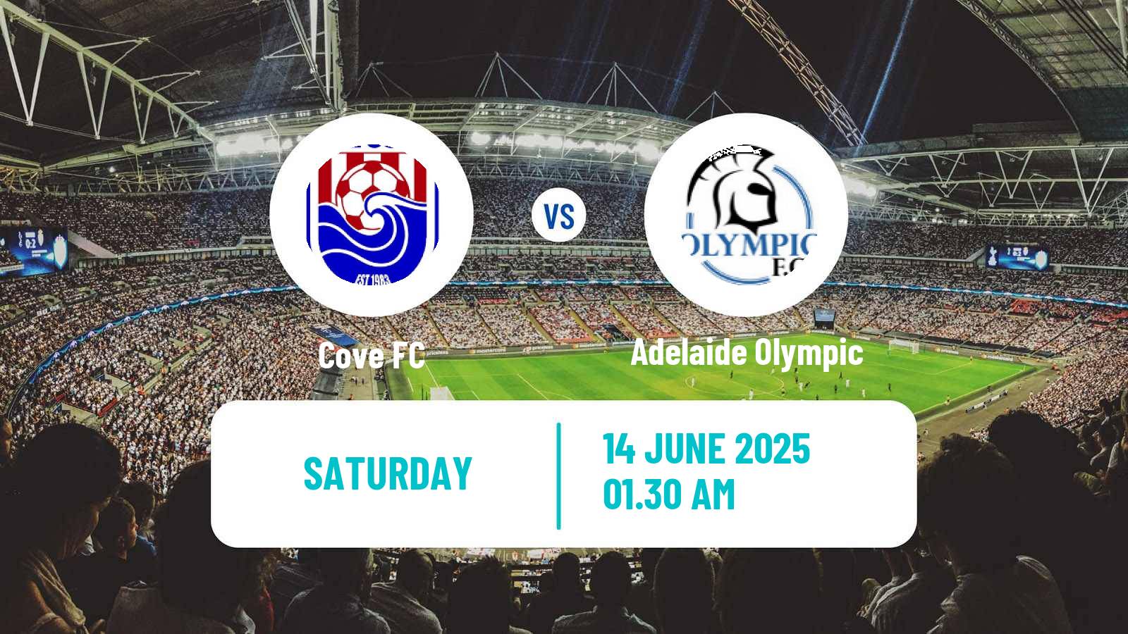 Soccer Australian SA State League Cove - Adelaide Olympic