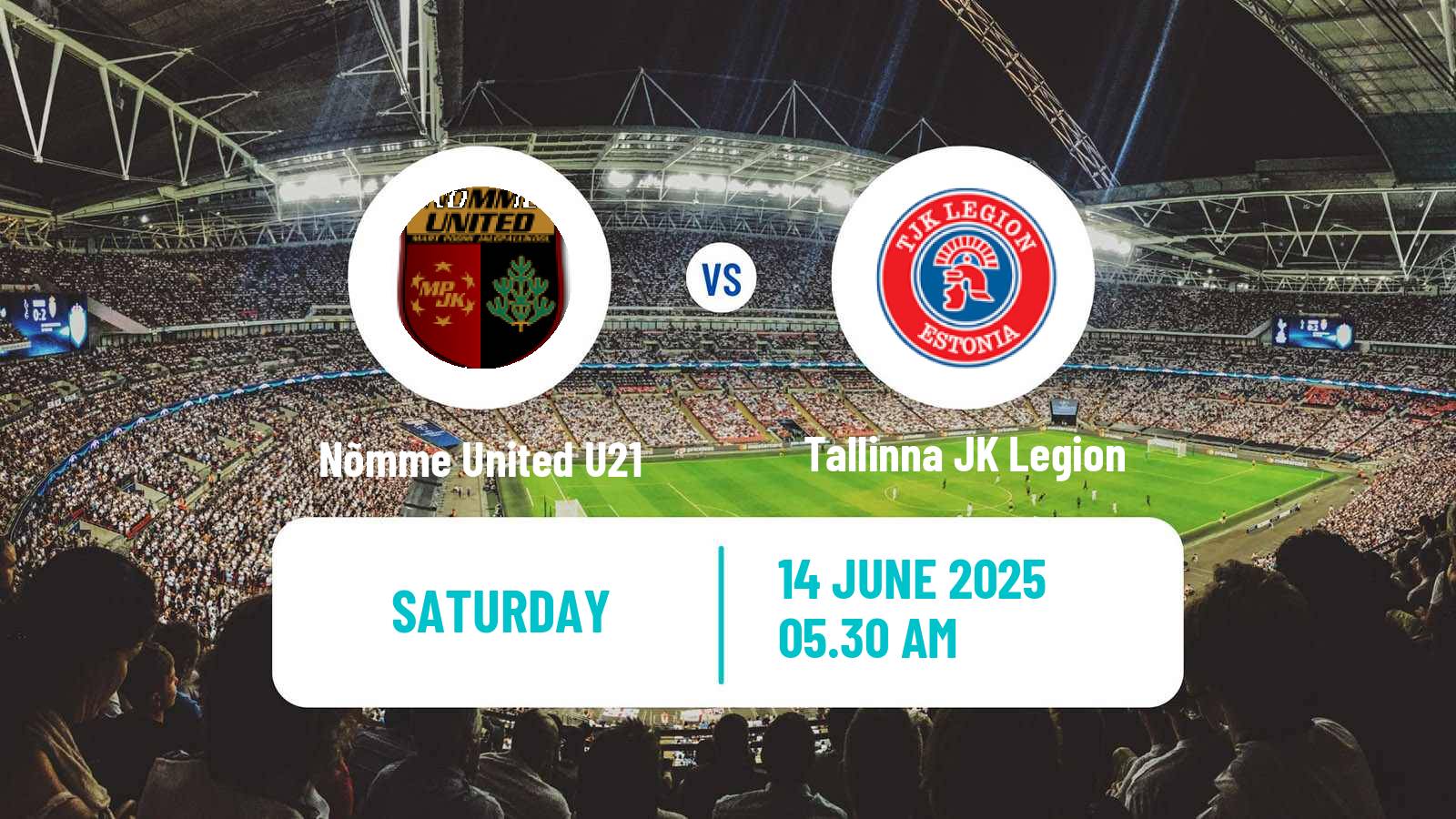 Football Estonian Esiliiga B Nõmme United U21 - Tallinna JK Legion