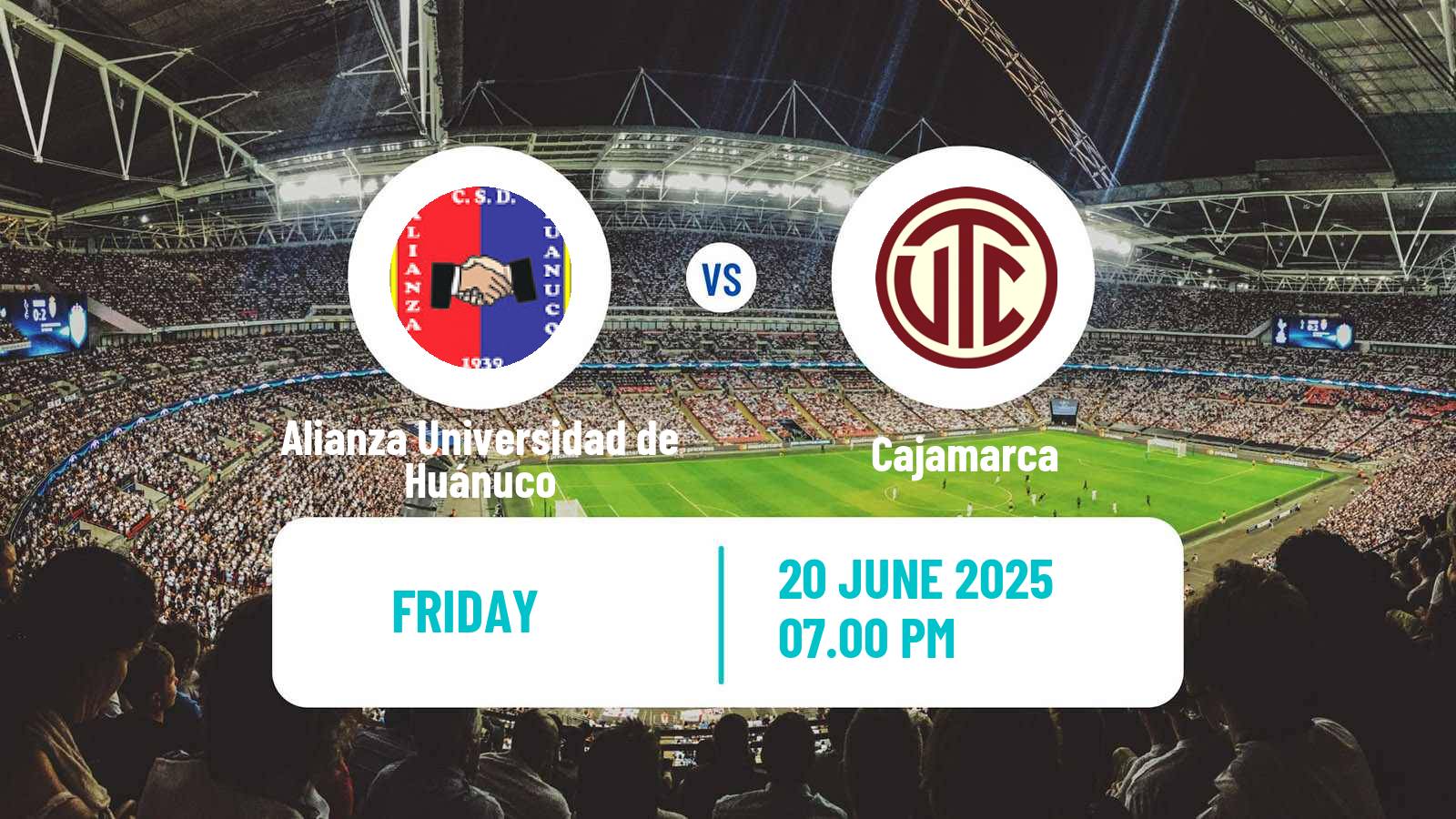 Soccer Peruvian Liga 1 Alianza Universidad de Huánuco - Cajamarca