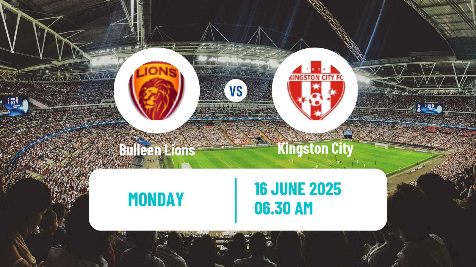 Soccer Australian Victoria Premier League Bulleen Lions - Kingston City