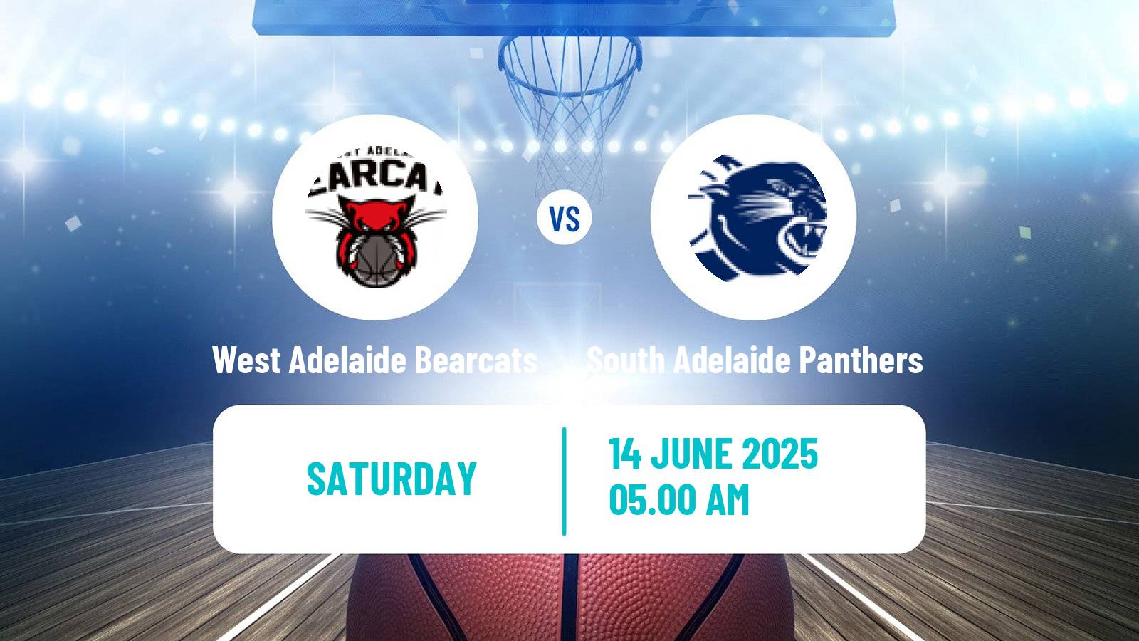 Basketball Australian NBL1 Central Women West Adelaide Bearcats - South Adelaide Panthers