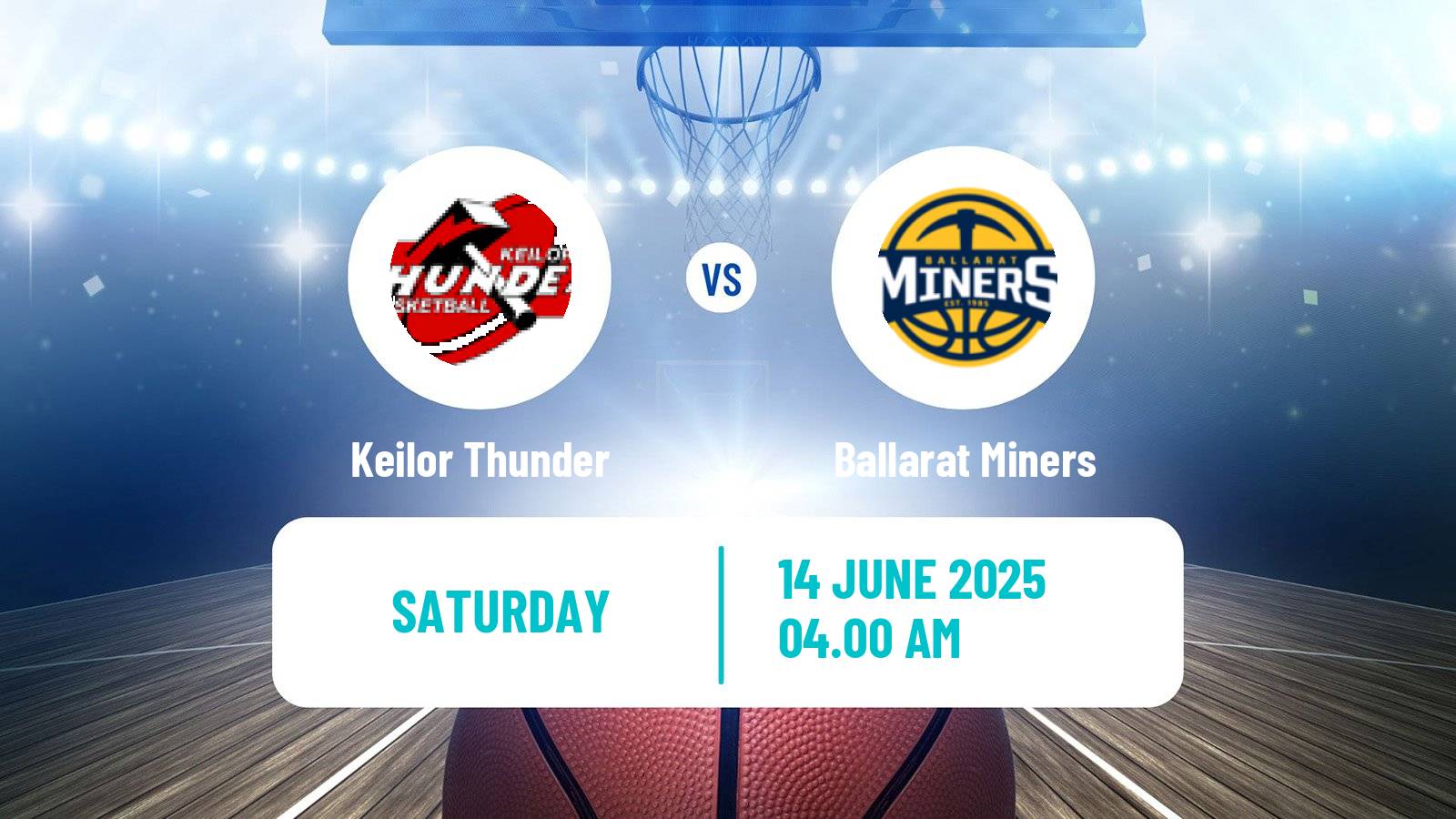 Basketball Australian NBL1 South Women Keilor Thunder - Ballarat Miners