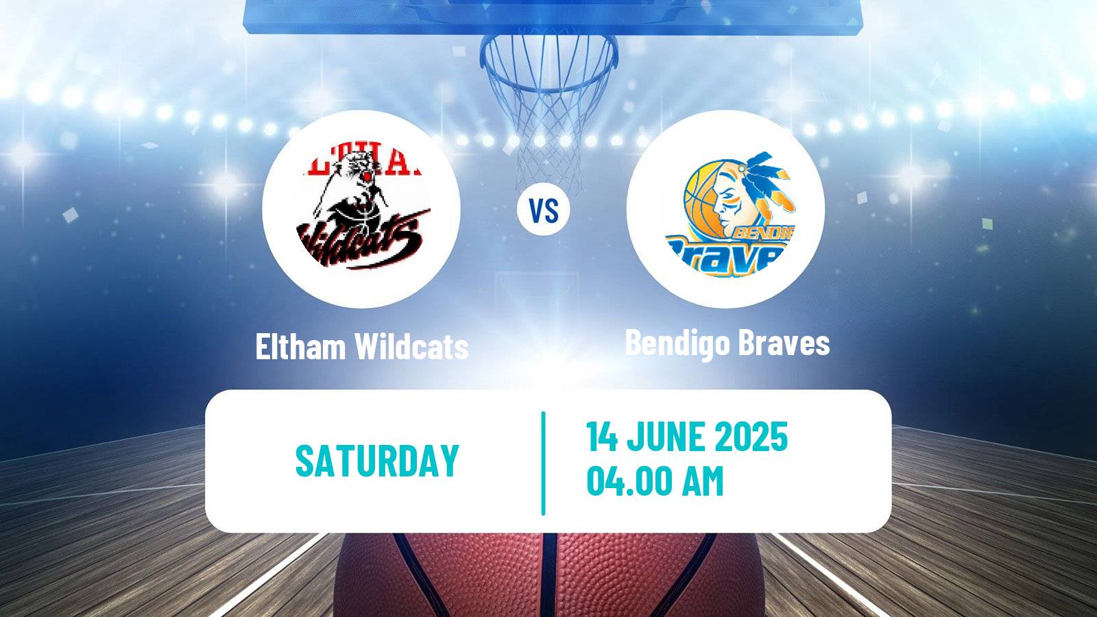 Basketball Australian NBL1 South Women Eltham Wildcats - Bendigo Braves