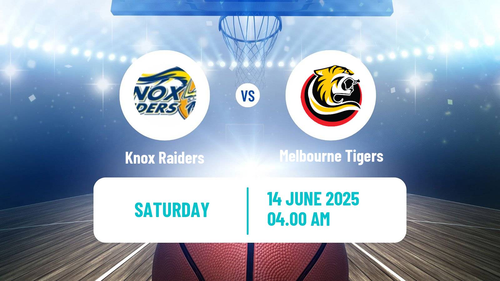 Basketball Australian NBL1 South Women Knox Raiders - Melbourne Tigers