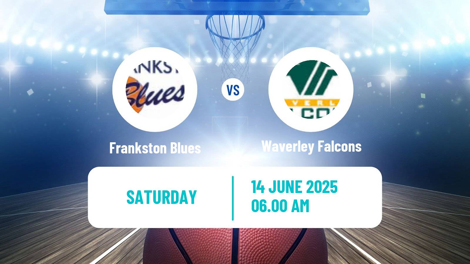 Basketball Australian NBL1 South Frankston Blues - Waverley Falcons