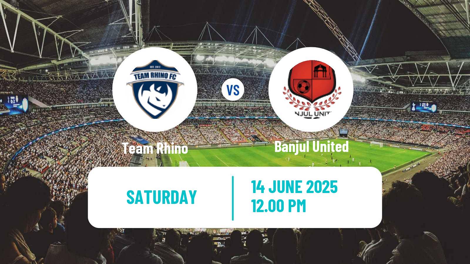 Soccer Gambian GFA League Team Rhino - Banjul United