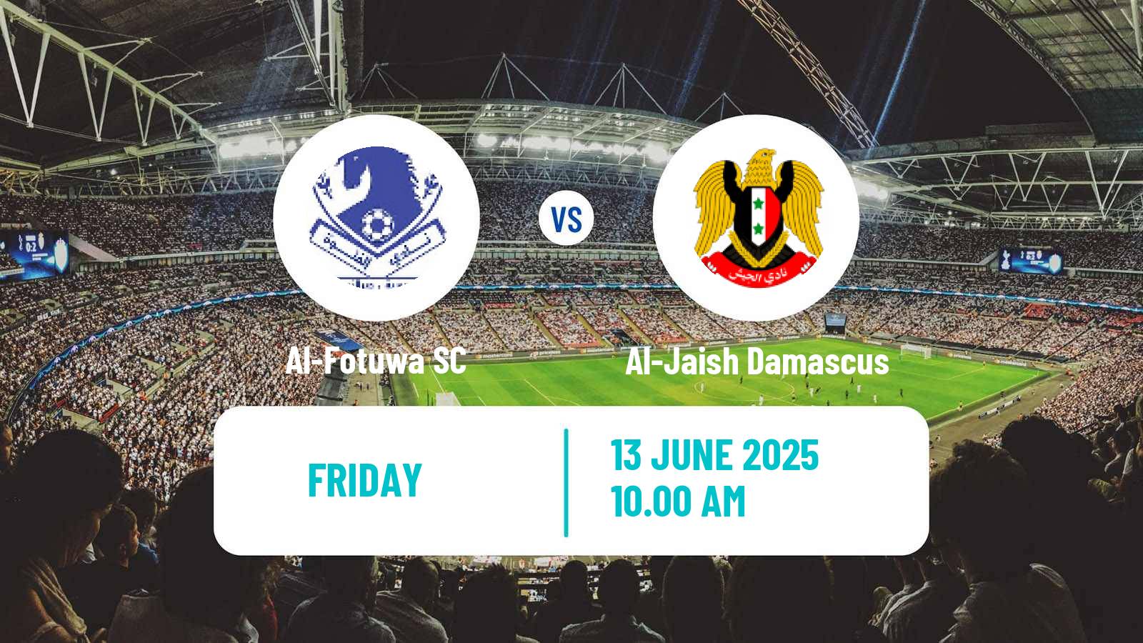 Soccer Syrian Premier League Al-Fotuwa - Al-Jaish Damascus