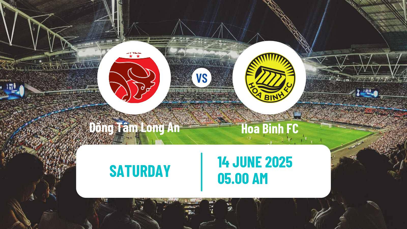 Soccer Vietnamese V League 2 Đồng Tâm Long An - Hoa Binh